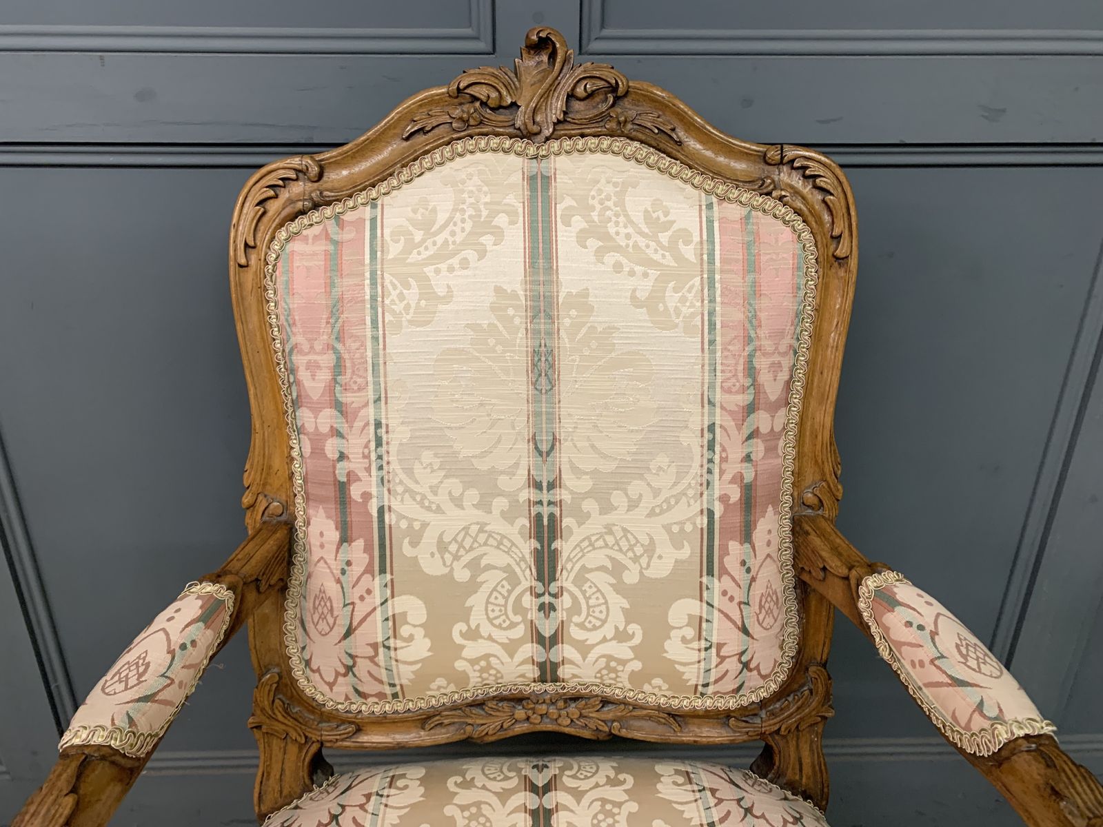 Pair Of French Carved Walnut Armchairs photo buy
