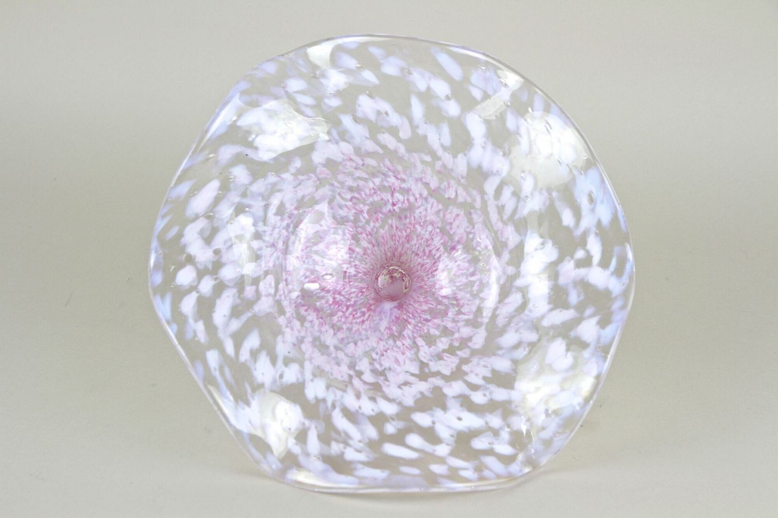 photo vinterior 20th Century Murano Glass Centerpiece/ Bowl, Mid Century, Italy Ca. 1960