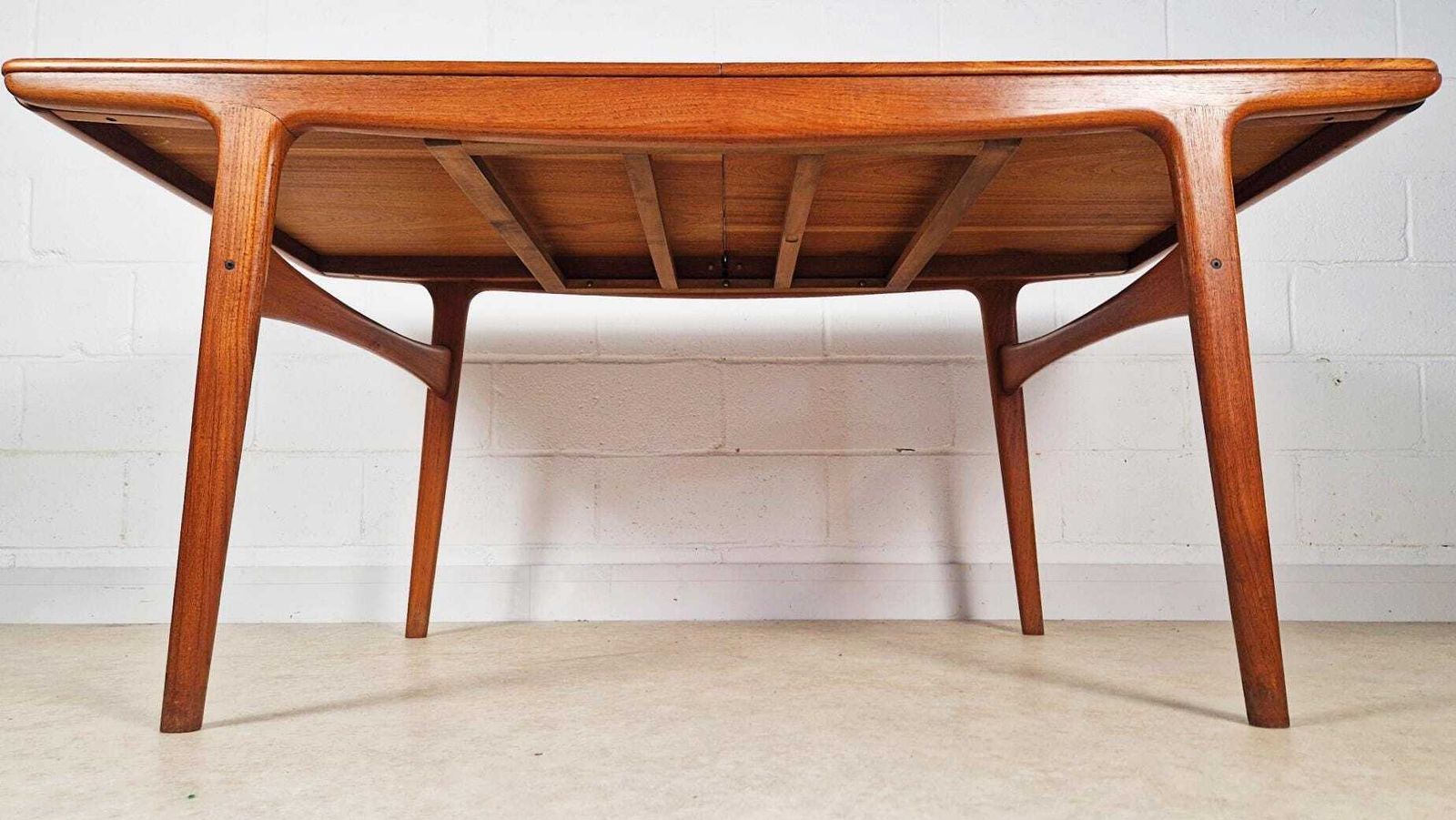 photo for sale Hans Wegner & Mogens Kold Vintage Danish Mid Century Teak Dining Table Chair Set
