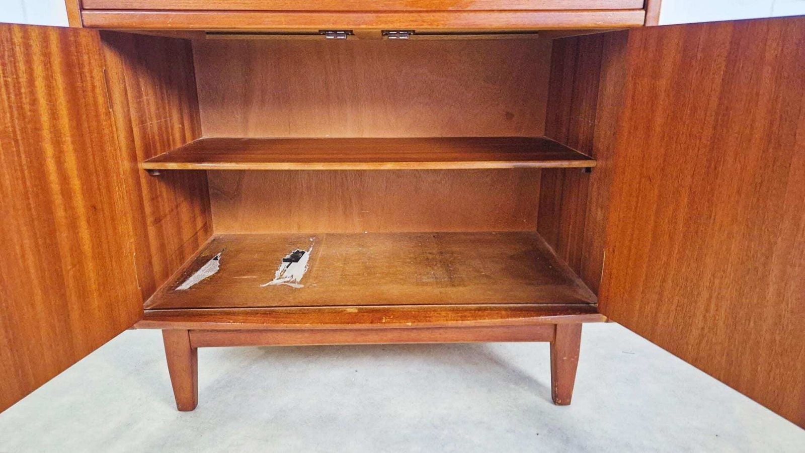 Jentique Vintage Mid Century Medium Teak 1960s Danish Design Writing Bureau Sideboard Pg031 photo vinterior