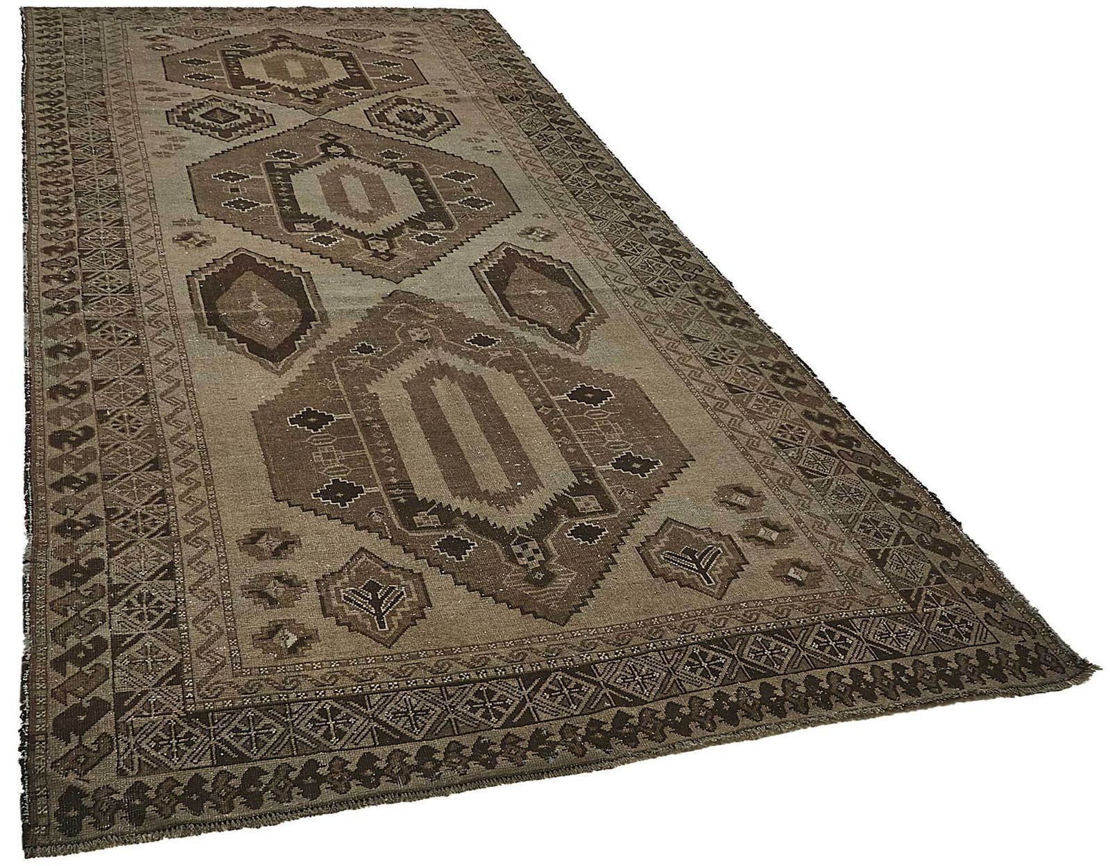Tapis d'époque Ensari Turkmen beige 5x13 - 50133 photo furniture