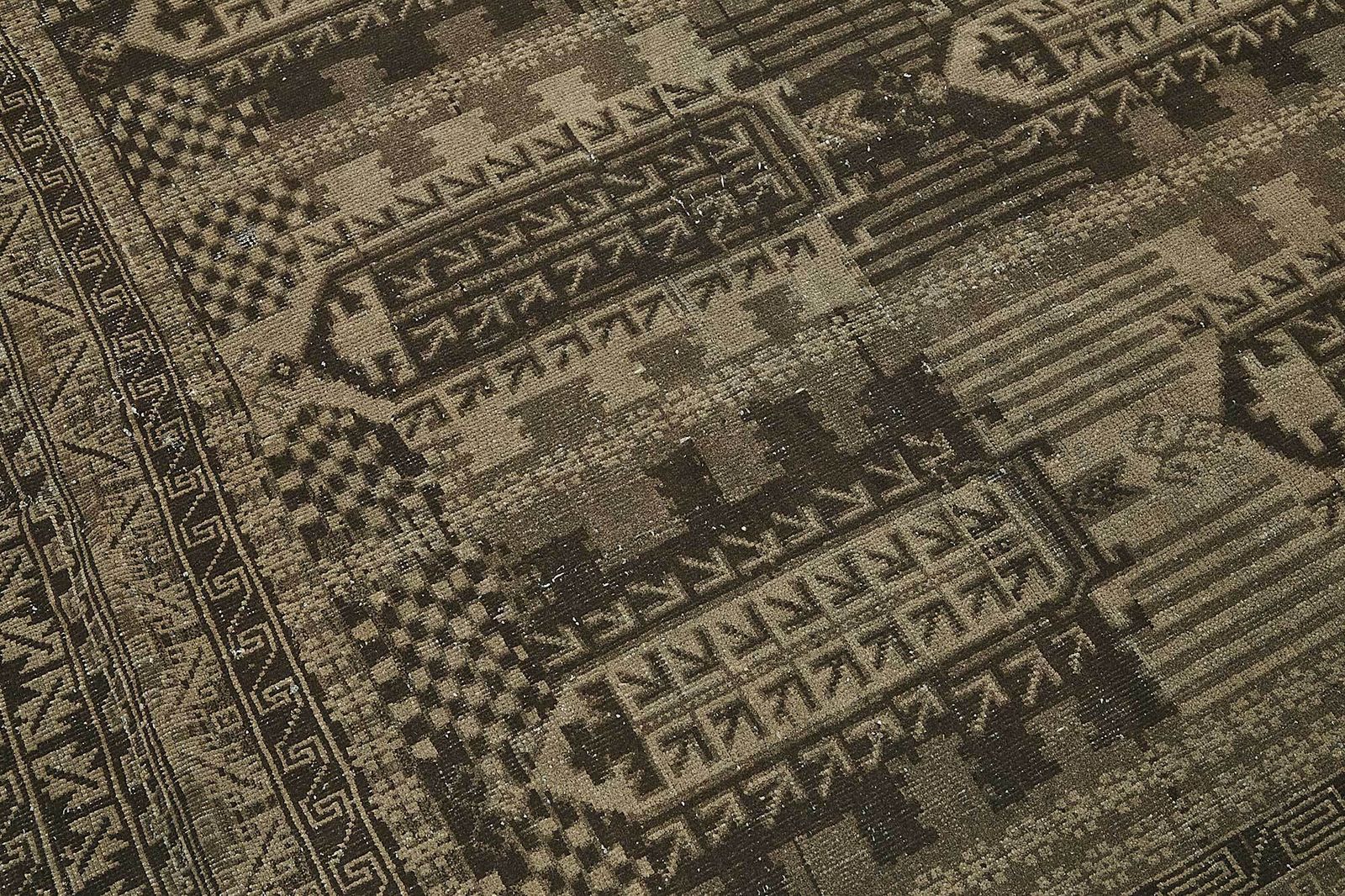 photo furniture Tapis afghan Mauri d'époque, beige, 6x10   50135