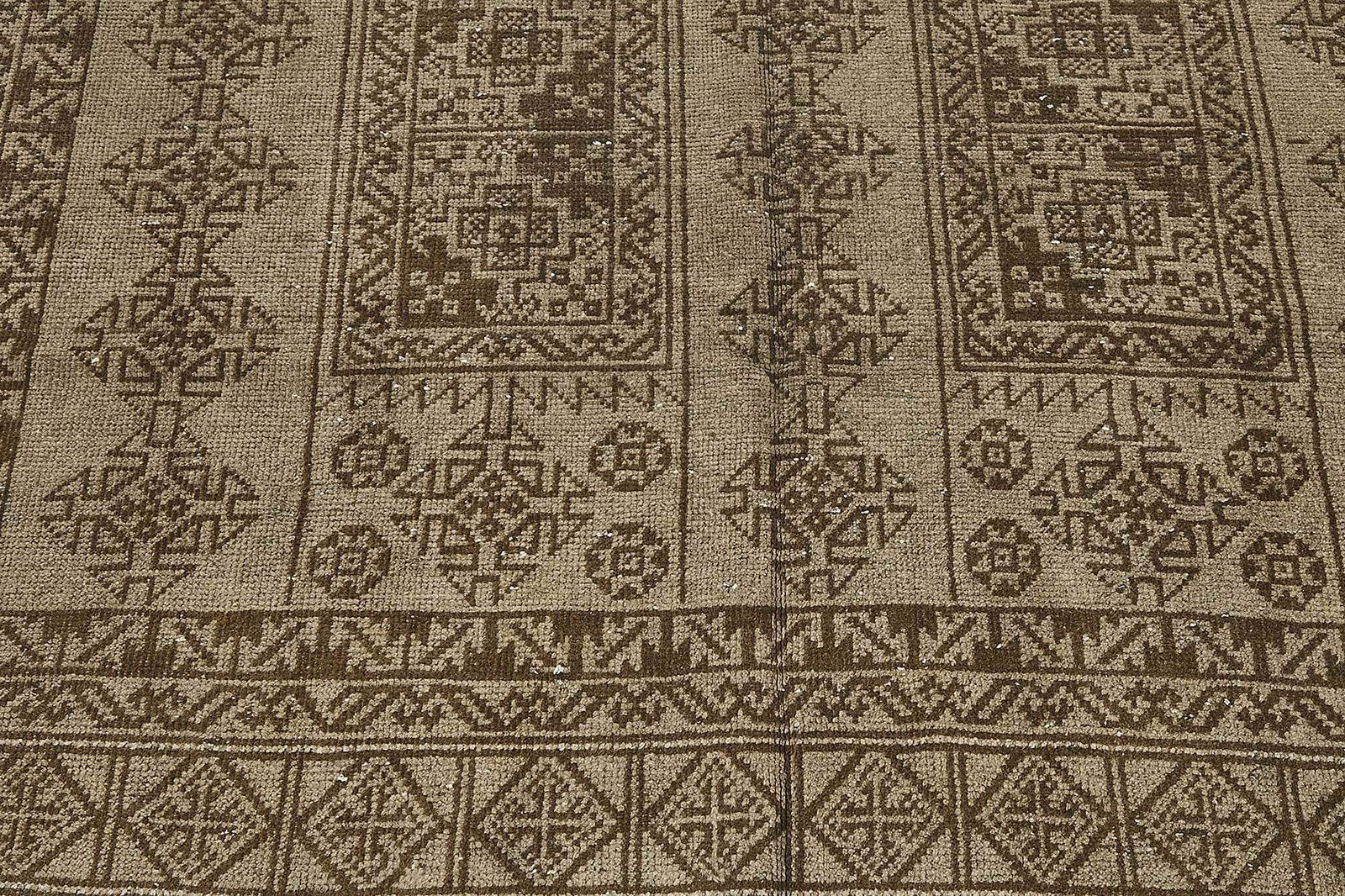 photo for sale Tapis afghan Kunduz d'époque, beige, 6x10 - 50136