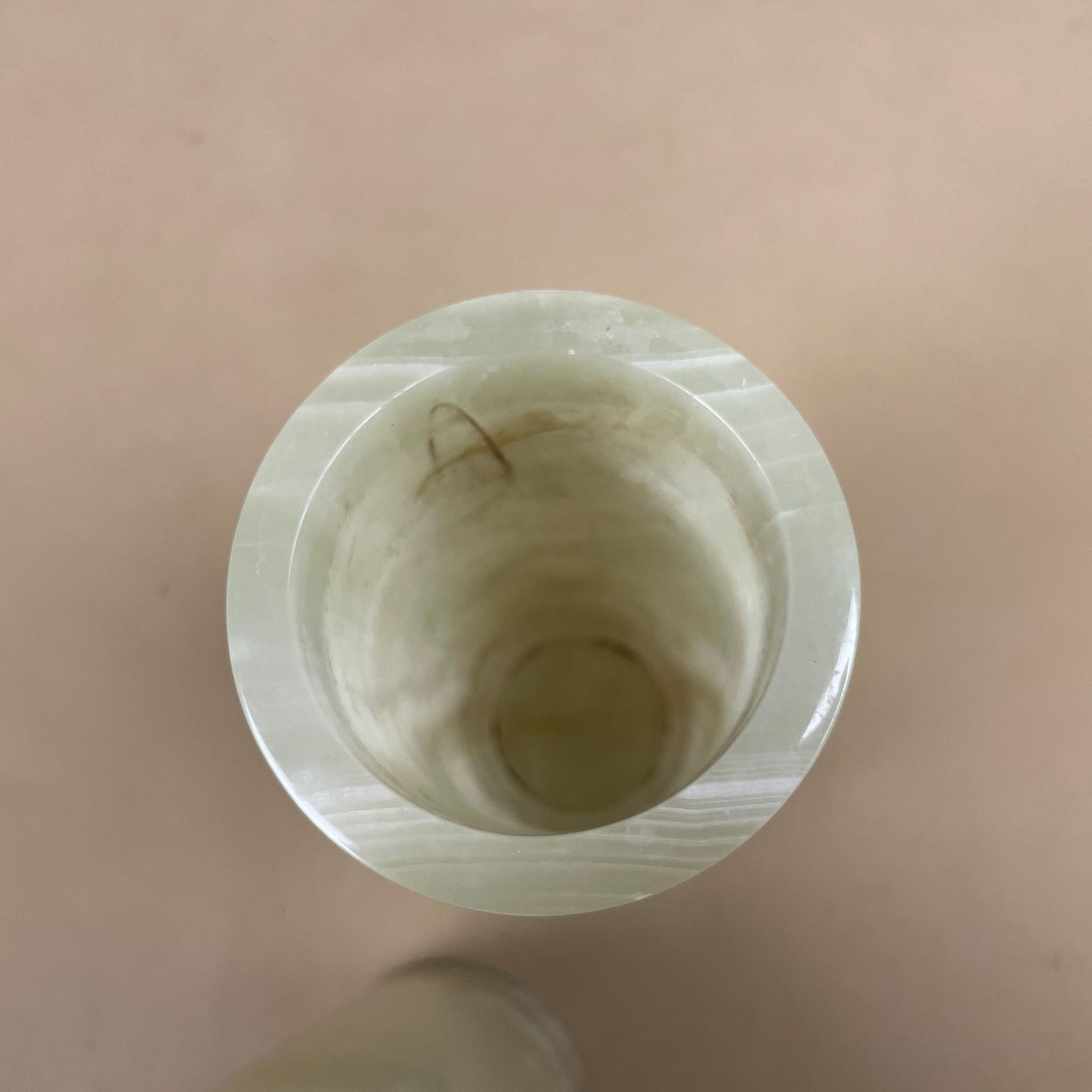 Pair Marble Pillar Candle Holders Natural Onyx Green White Cylinders Tea Light Holder Round Vintage Decor Table Mantle Display Natural Set photo buy