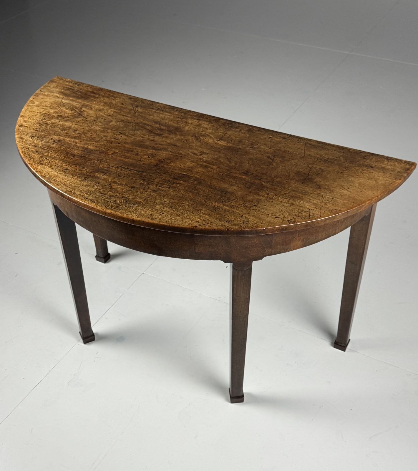 Set Of 2 English Half Moon Tables, 19th Century photo 2426.0