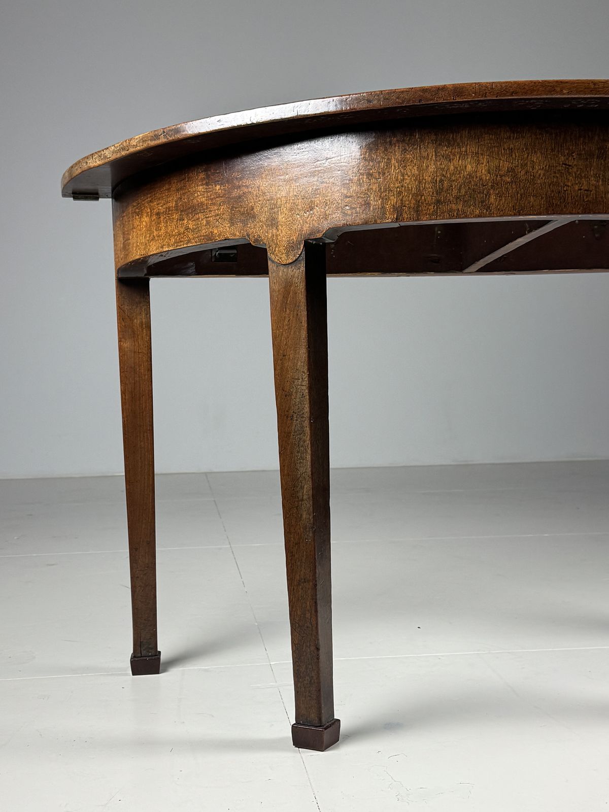 Set Of 2 English Half Moon Tables, 19th Century photo buy