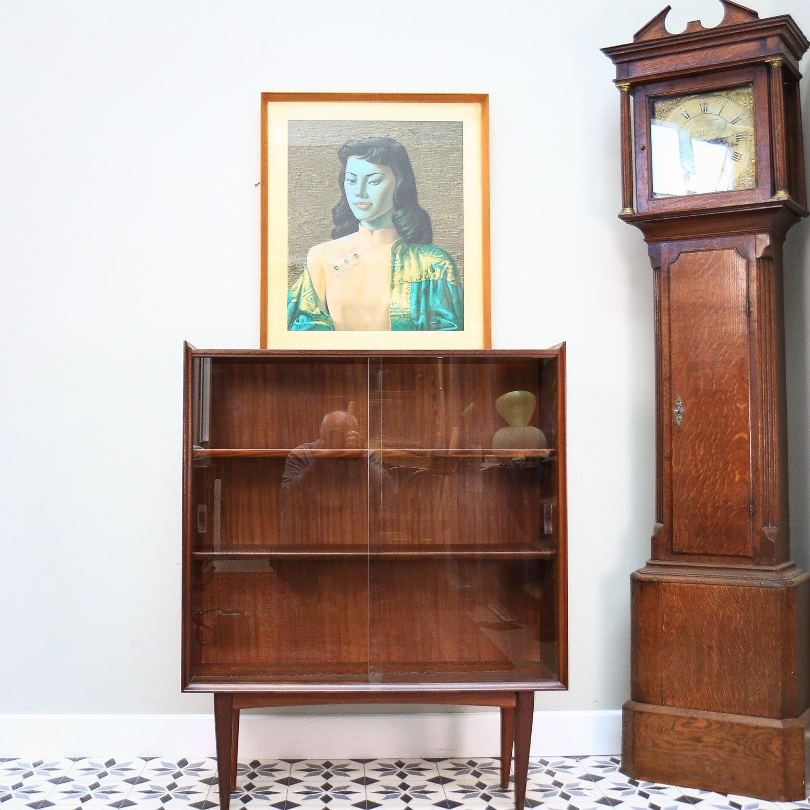 photo vinterior Teak Bookcase Richard Hornby For Fyne Ladye Teak Mid Century.