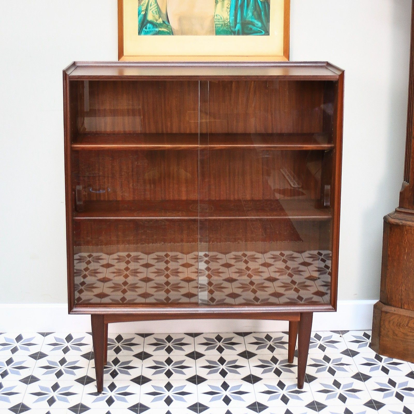 photo buy Teak Bookcase Richard Hornby For Fyne Ladye Teak Mid Century.