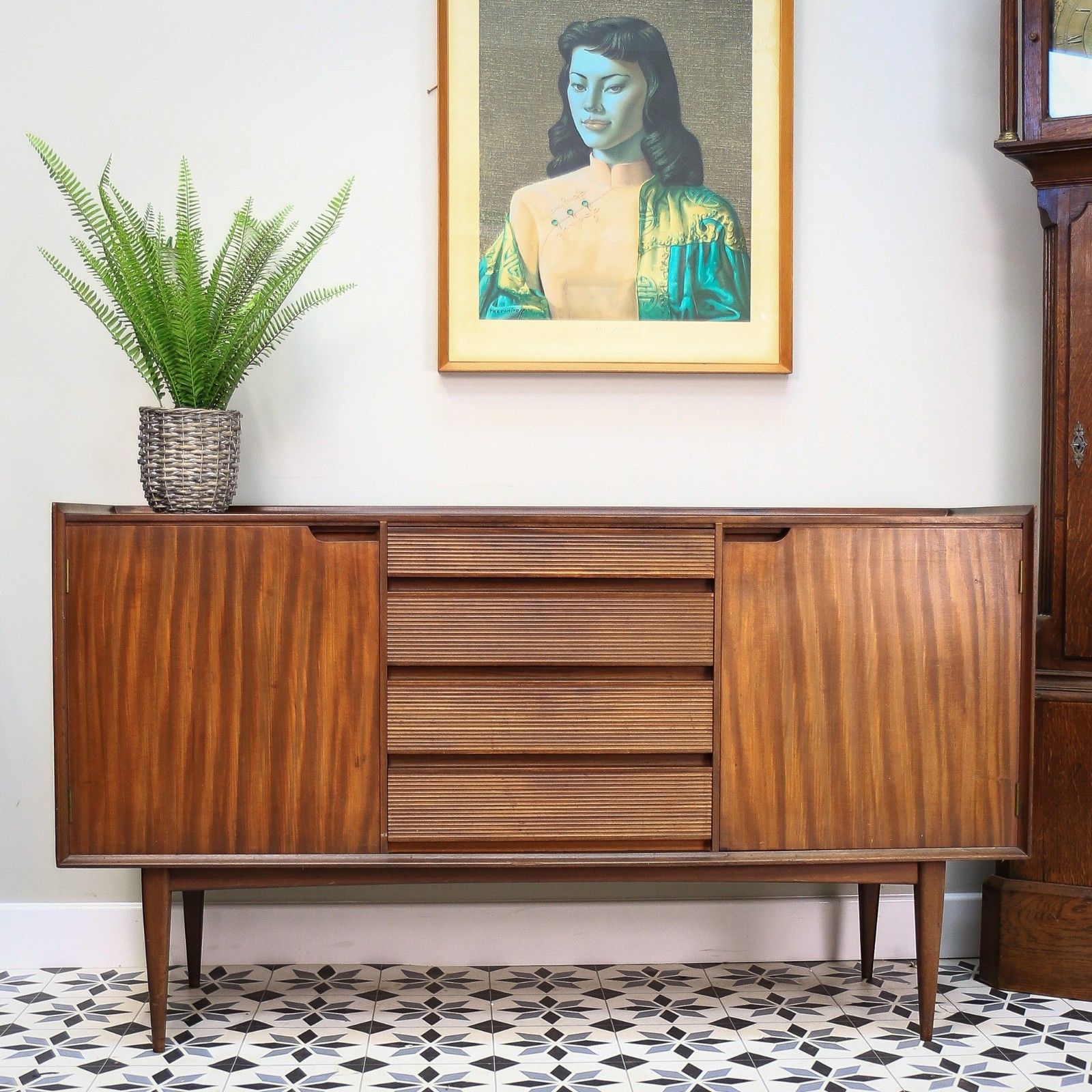 Richard Hornby For Fyne Ladye Afromosia Teak Sideboard Retro Mid Century photo buy