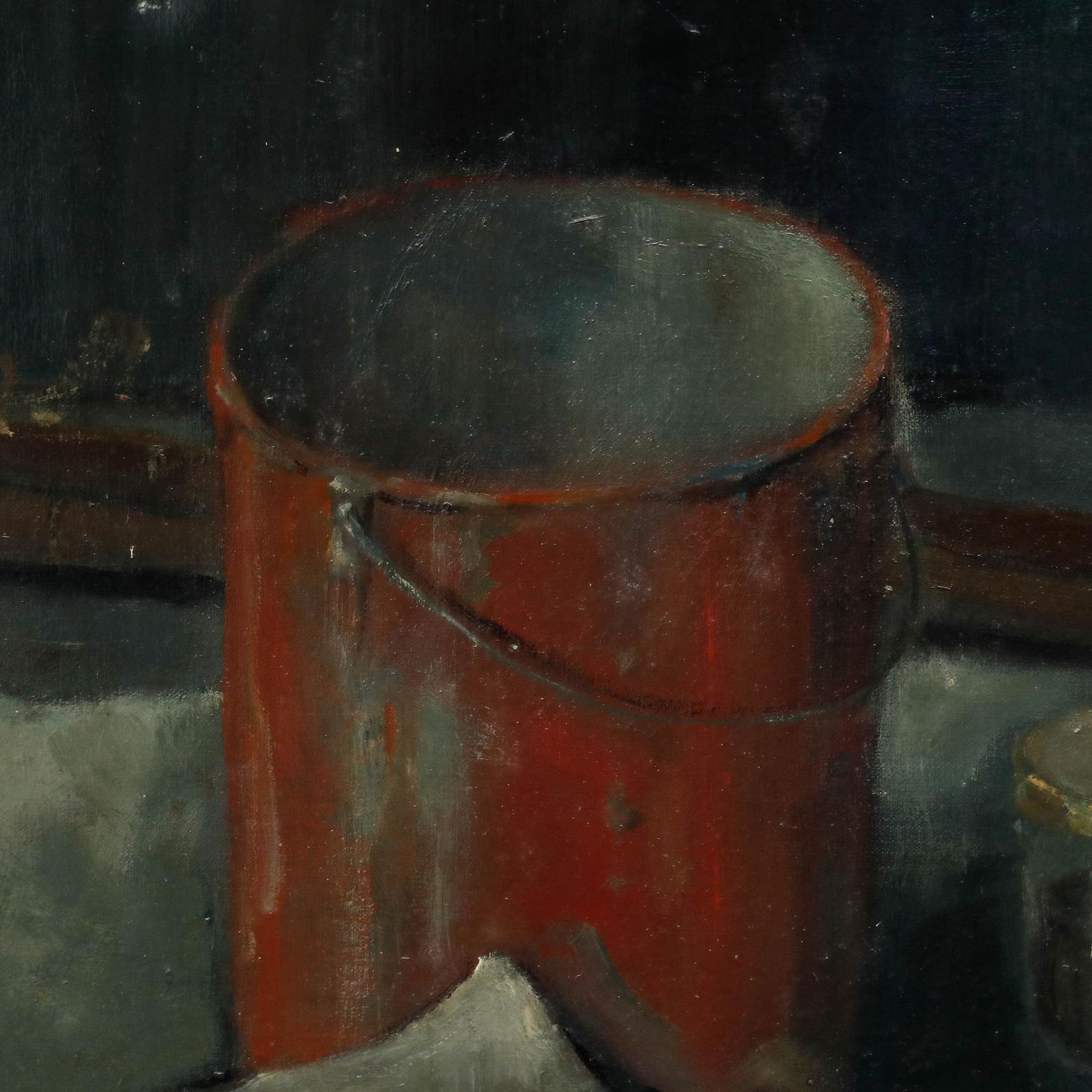 Henk Rhee (1914 1999) 20th Century Oil, Fisherman's Tackle photo Art