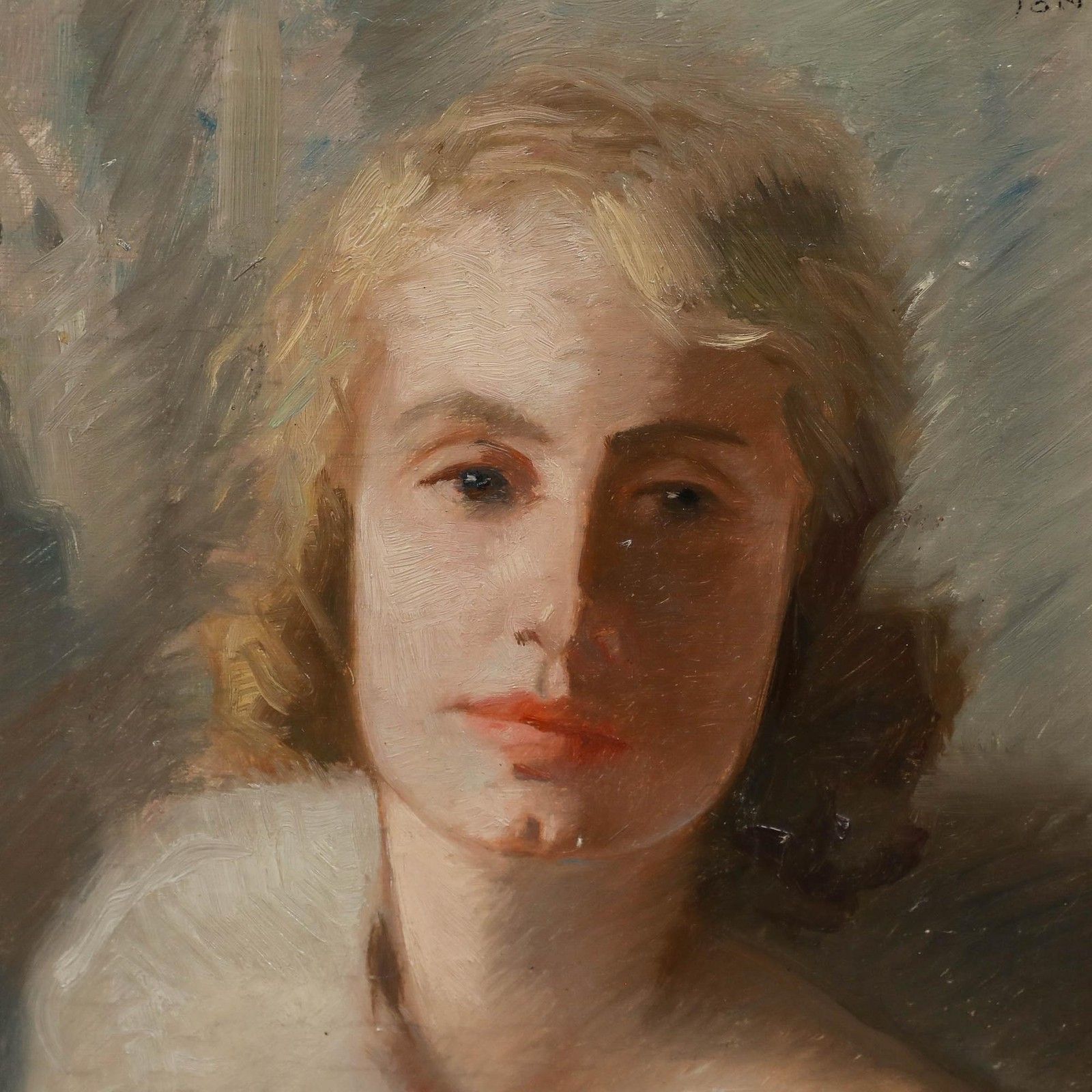 Toni Roth (1899 1971) Framed Mid 20th Century Oil, Portrait Of Maria Grimm photo Art