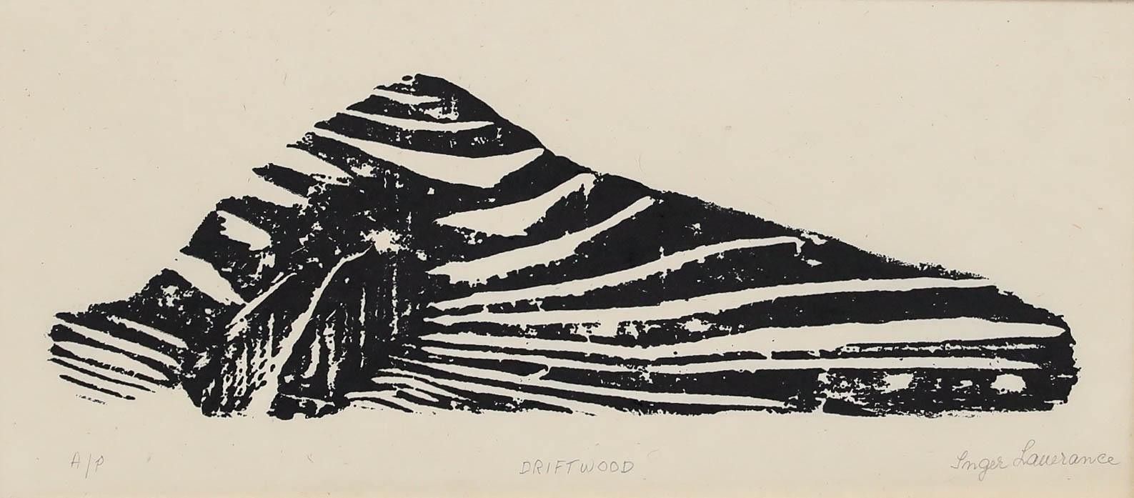 Angela Lemaire (1944 2025) Contemporary Woodcut, Driftwood photo furniture
