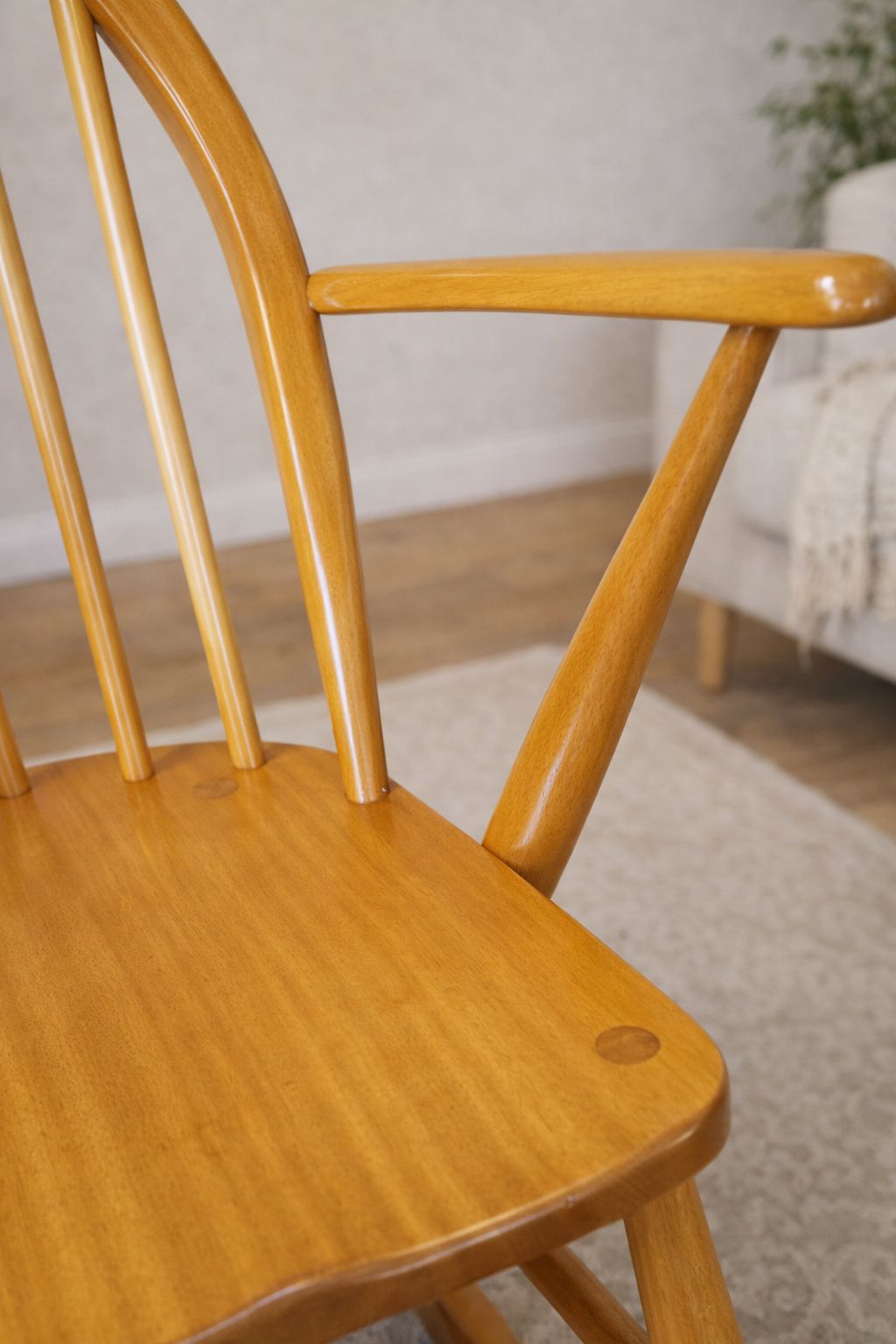 Rare Early Ercol F182 Rocking Chair – Fully Restored & Authentic photo for sale