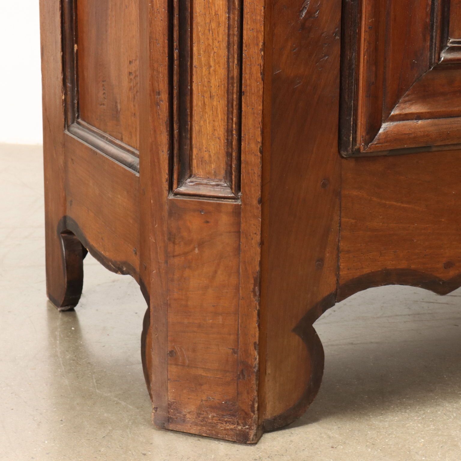 photo for sale Piedmontese Wardrobe Early XVIII Century Paneled Doors Walnut