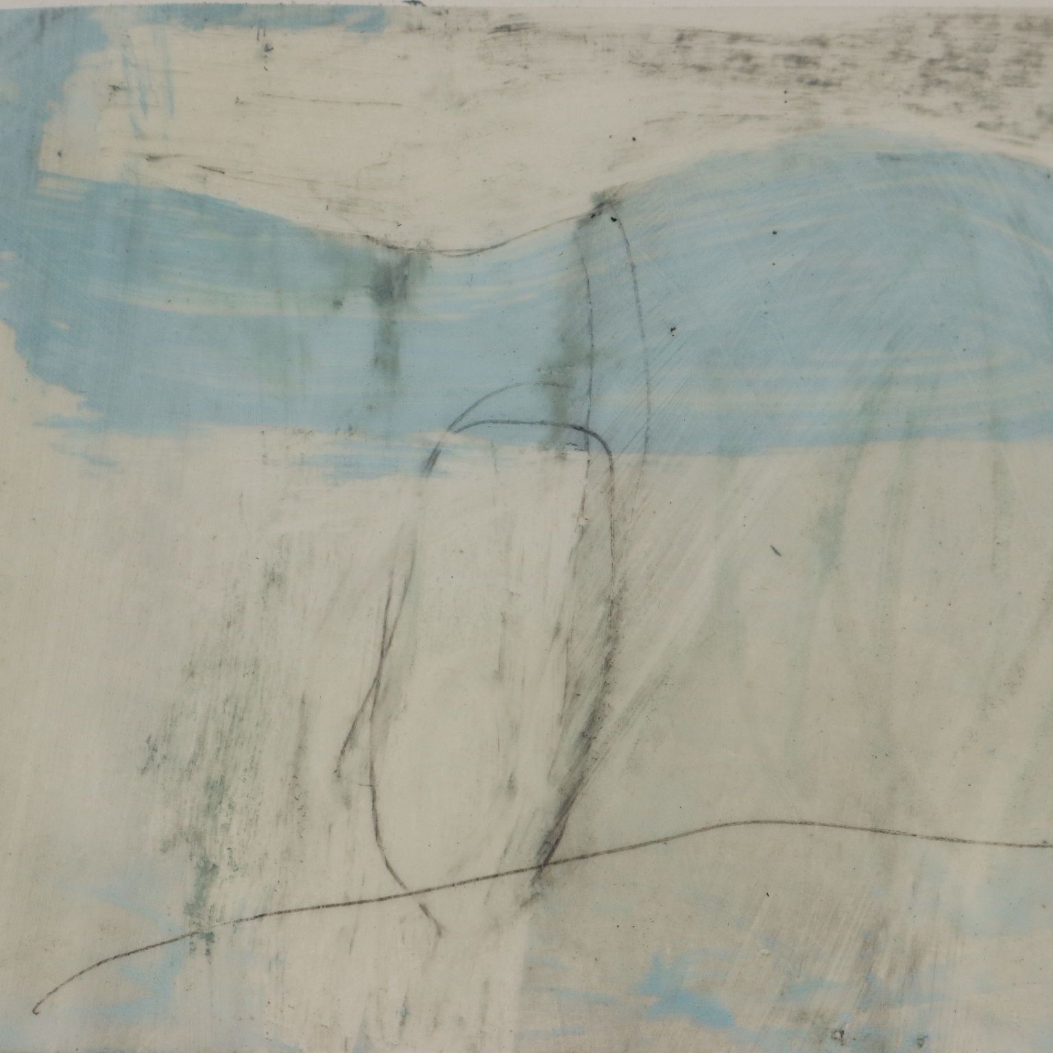 Contemporary Painting Signed Luca Caccioni Mixed Technique 1991 photo 370.0