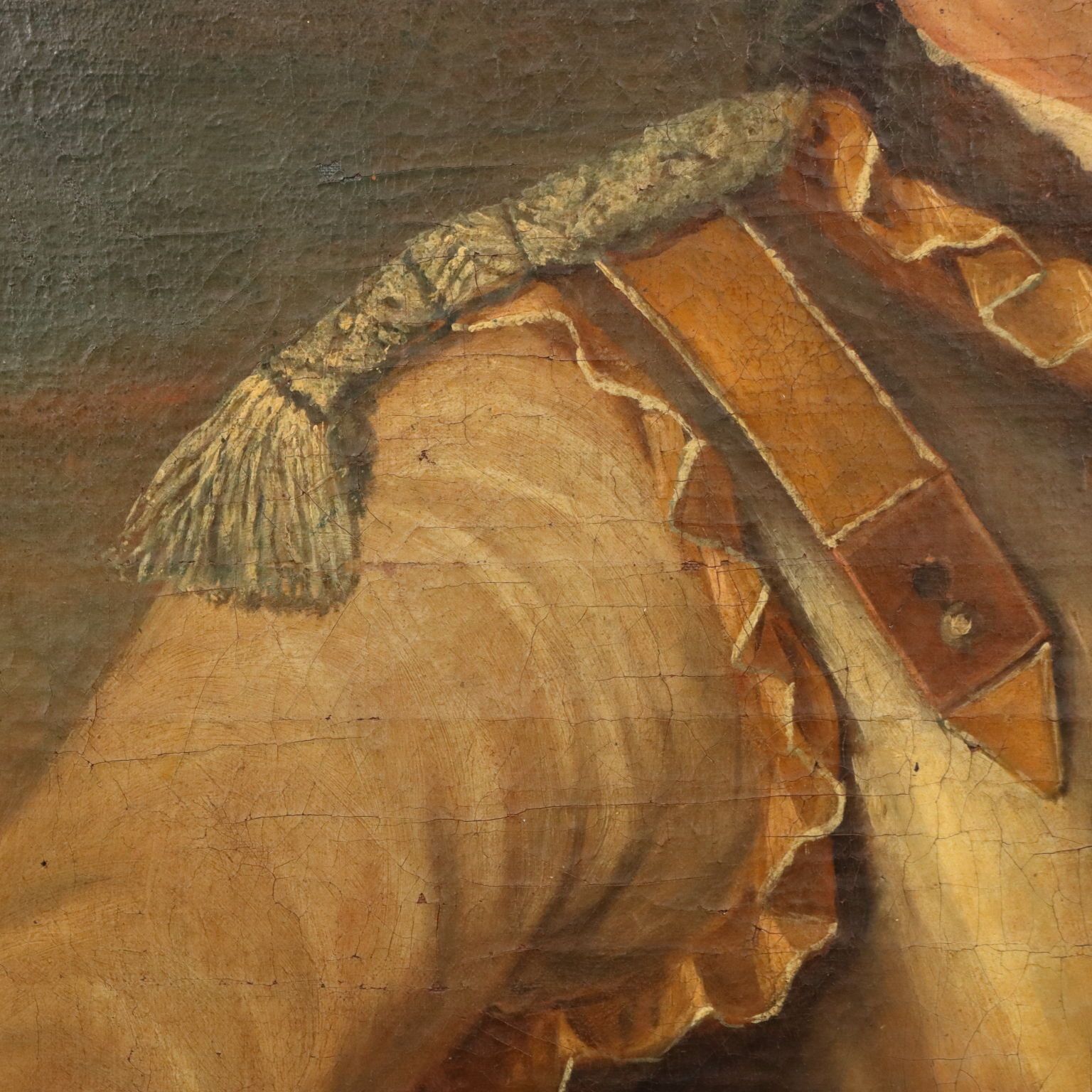 Antique Painting Portrait Of A Nobleman Oil On Canvas XVIII Century photo 2240.0