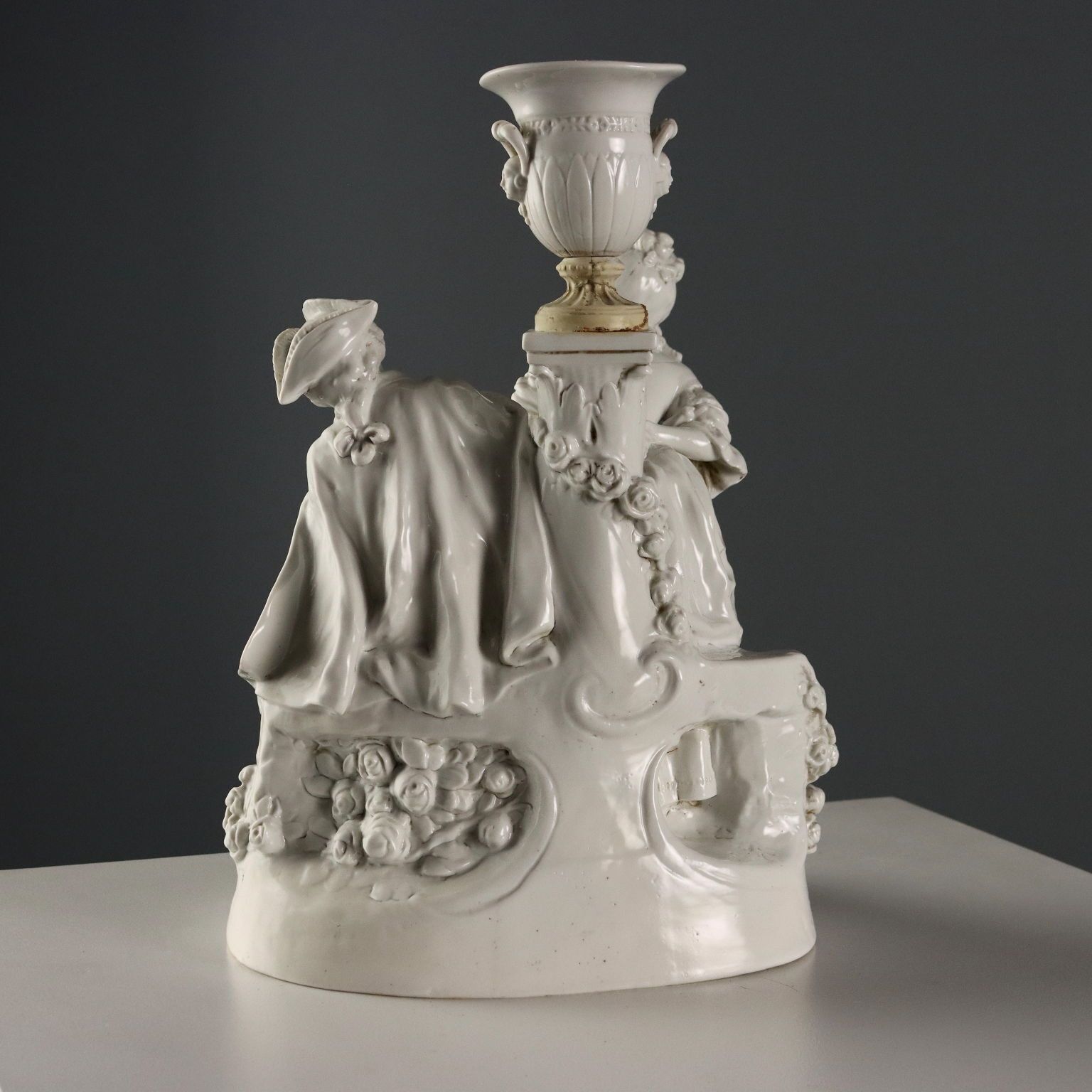 Home Decor Antique Figurine Capodimonte's Porcelain XIX Century photo
