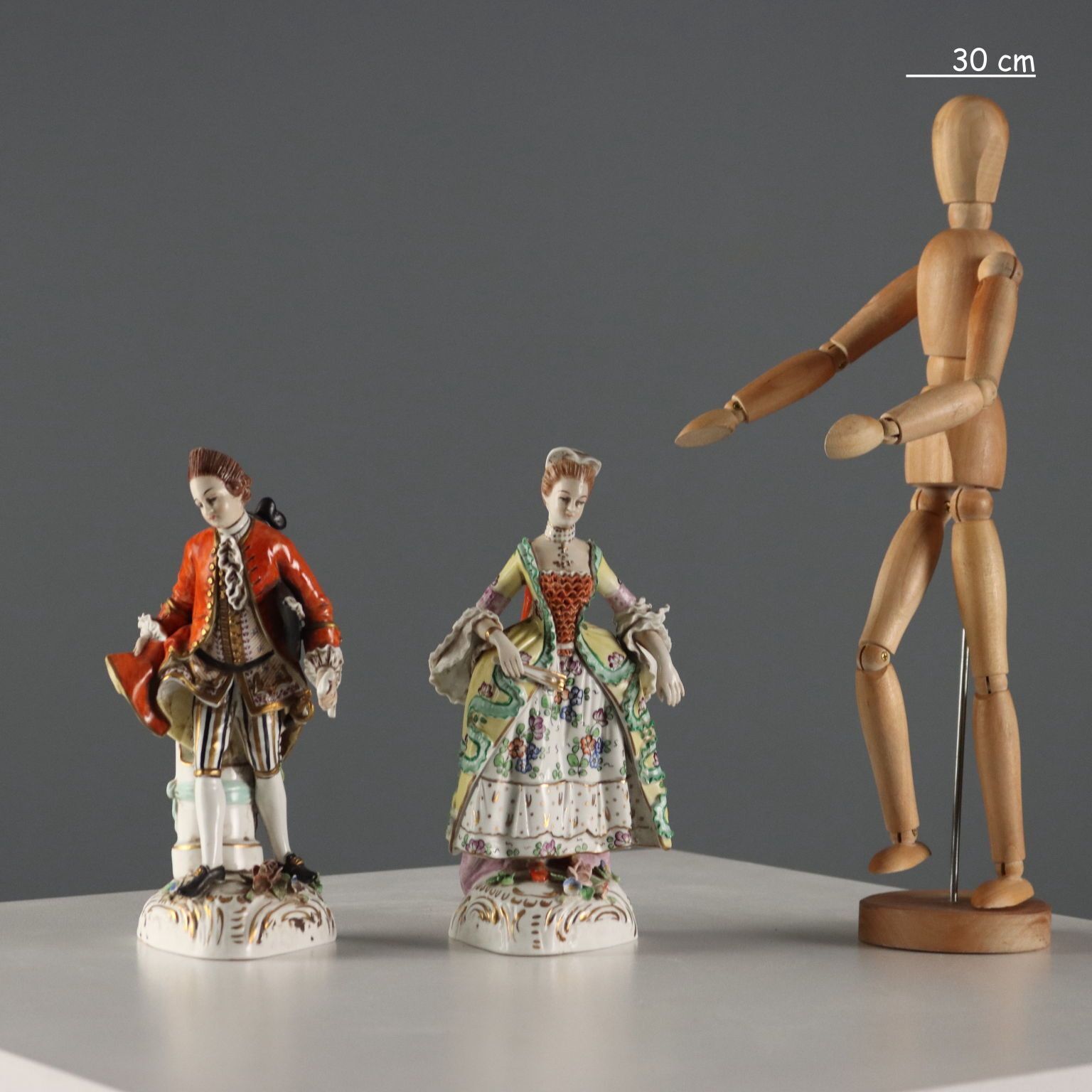 Antique Figurines Rudolstadt Porcelain Germany XIX Century photo furniture
