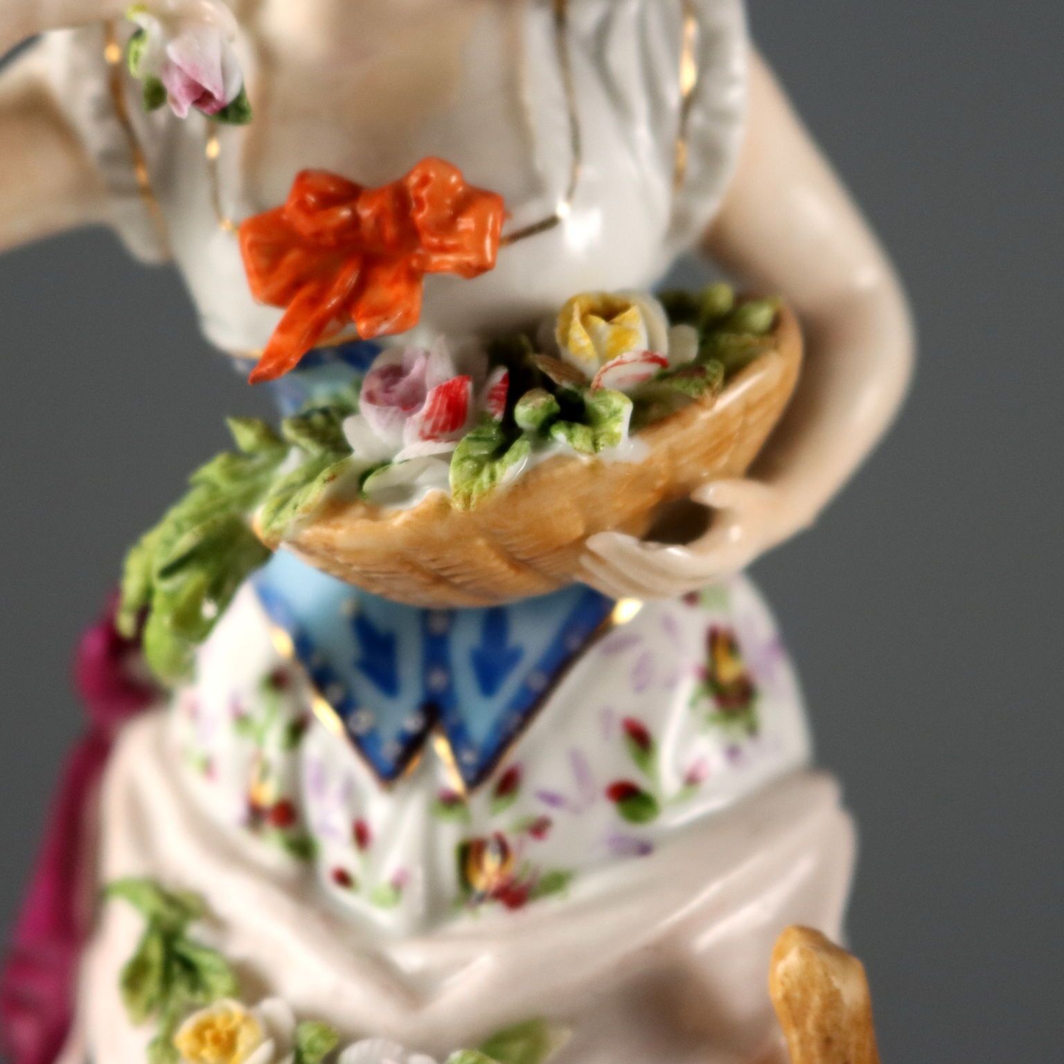 Antique Figurines Volksted Porcelain Germany XIX Century photo 150.0