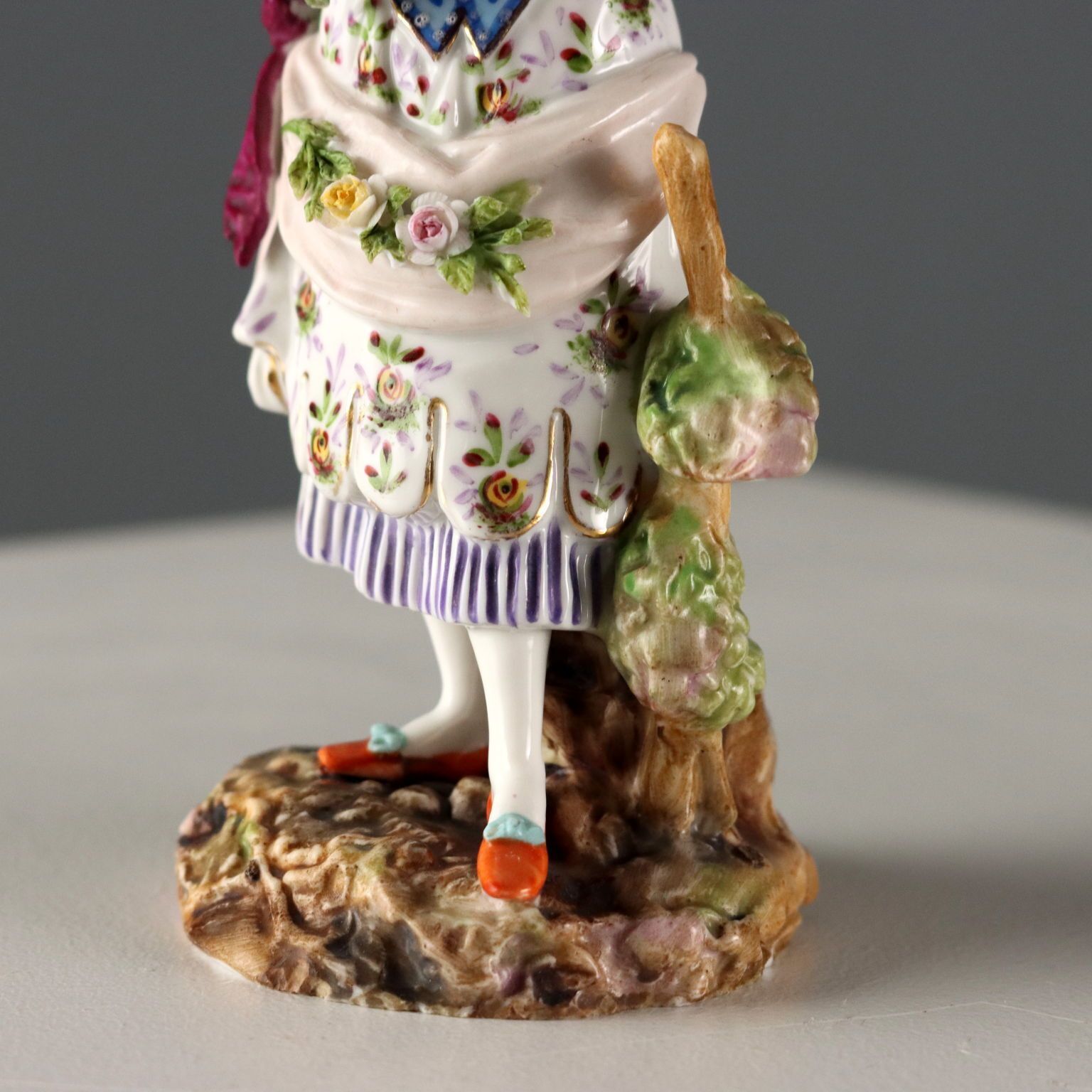 Antique Figurines Volksted Porcelain Germany XIX Century photo vinterior