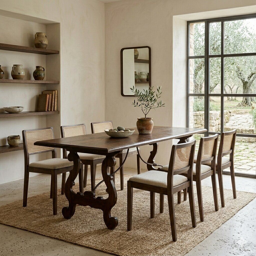 Antique Table Walnut Wrought Iron Italy XX Century photo furniture