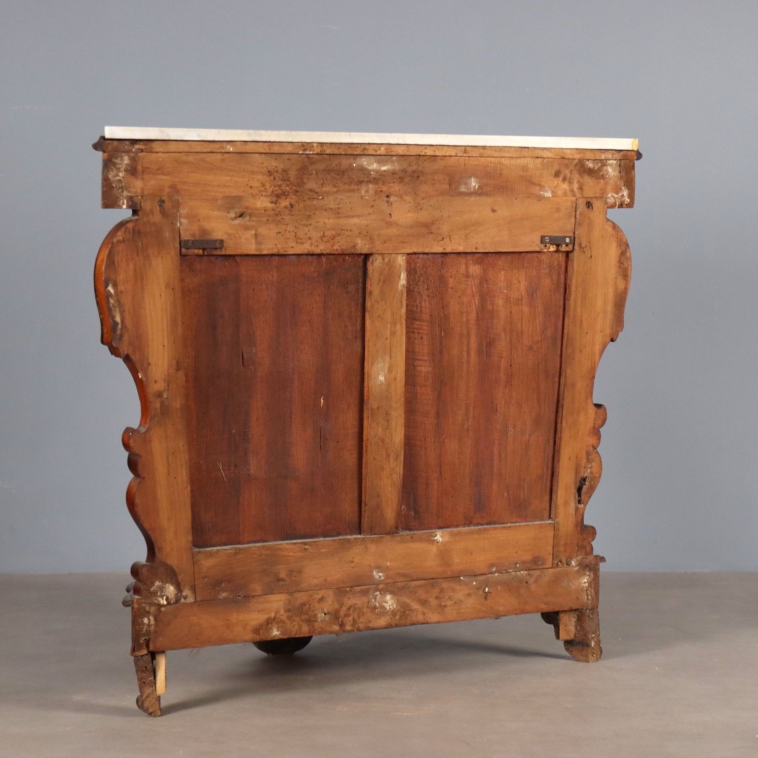 photo for sale Antique Console Louis Philippe Bois De Violette Marble XIX Century