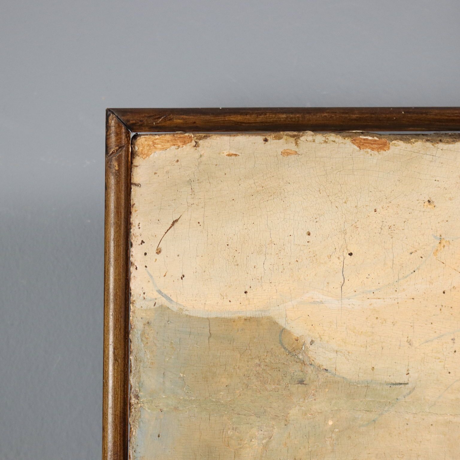 photo furniture Tableau d'époque, Christ en croix avec saints, huile sur panneau, XVIe siècle