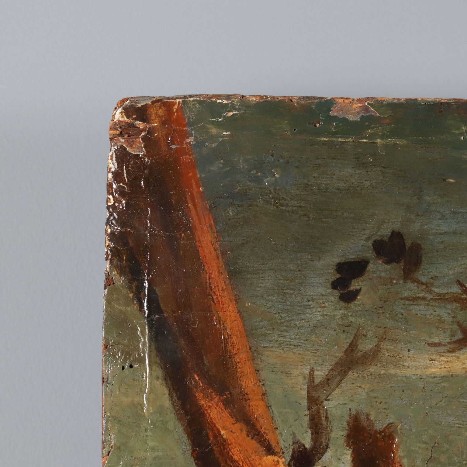 photo furniture Antique Painting Concert Oil On Hardboard Italy XVIII Century