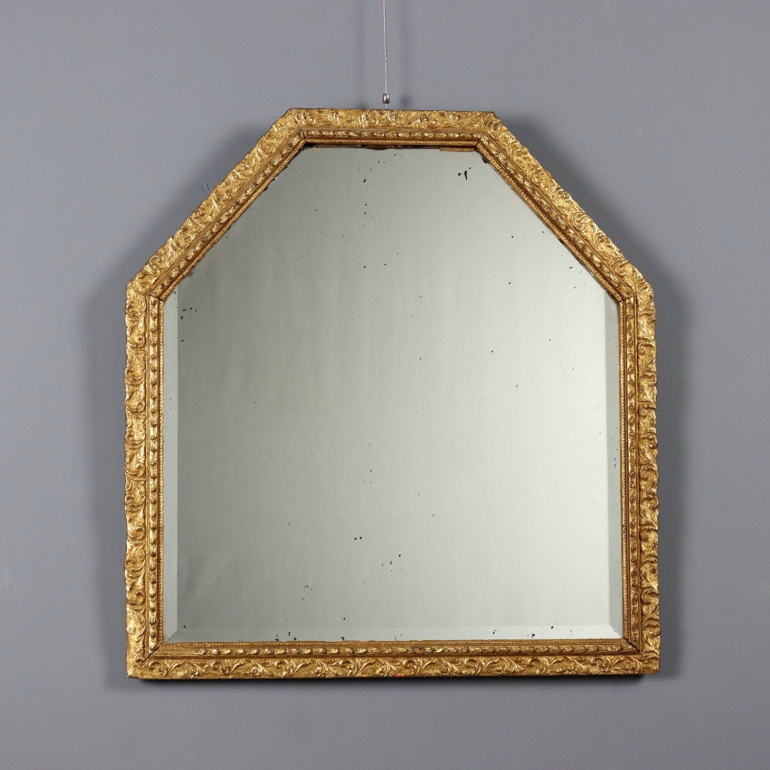 Specchiera In Legno E Pastiglia Dorati