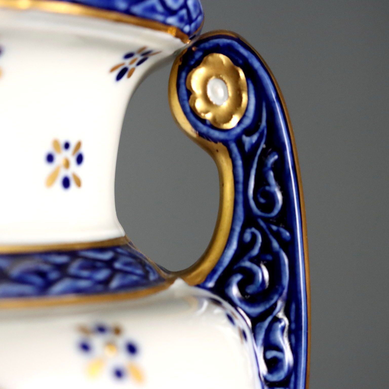 Vintage Vases Sèvres Porcelain Decorations France XX Century photo buy