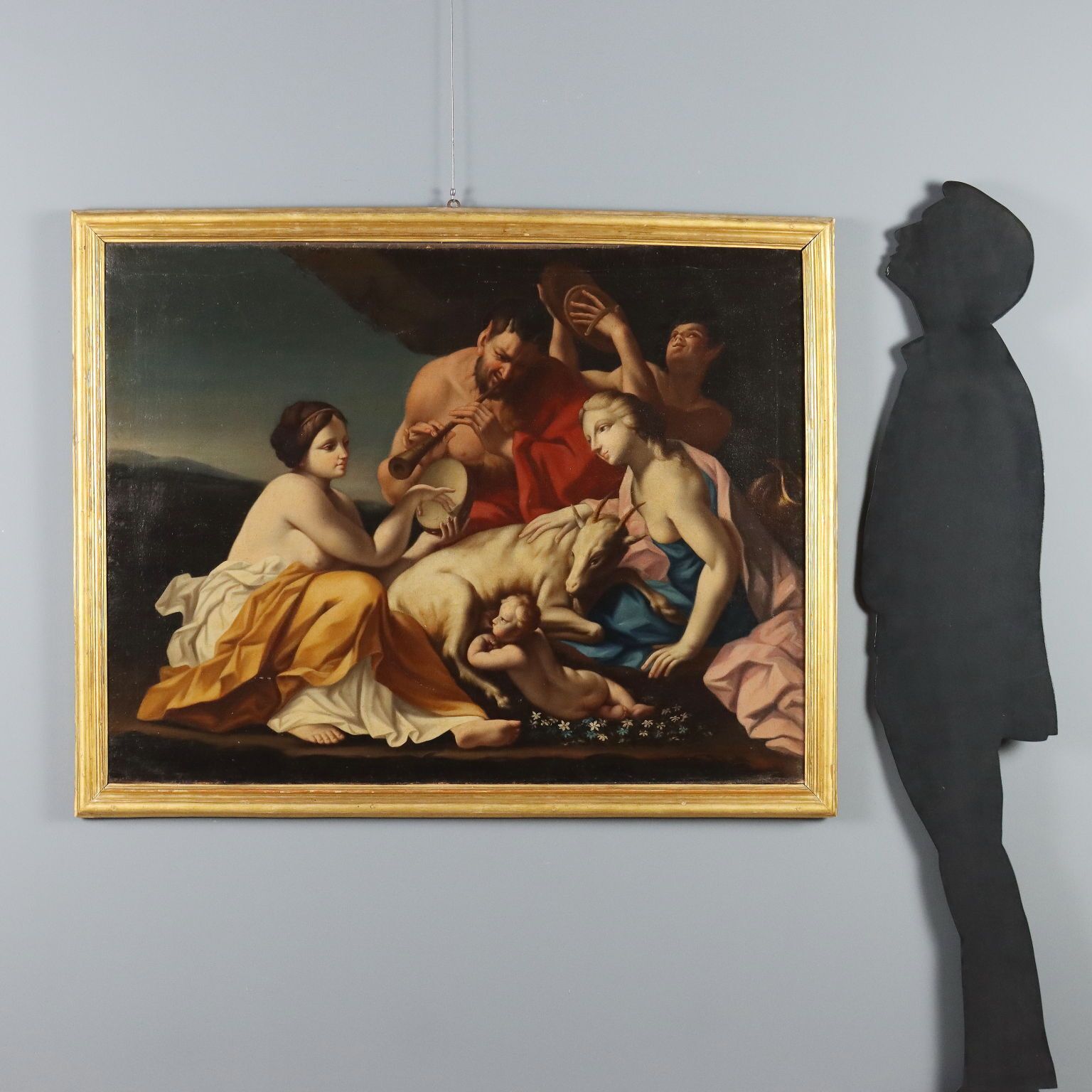 Tableau d'époque, sujet mythologique, Italie, XVIIIe siècle photo furniture