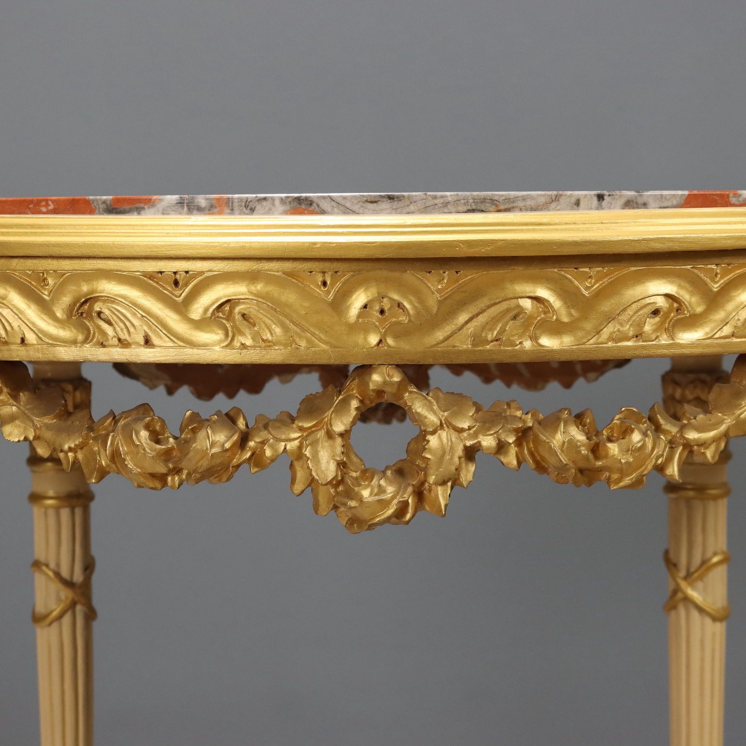 Center Table Neoclassical Style Carved Wood XIX Century photo 810.0