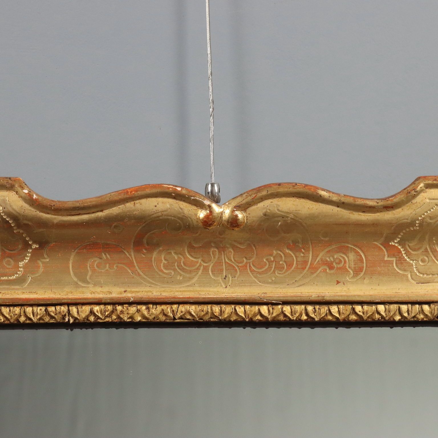 Antique Mirror Carved Gilded Wood France XX Century photo 560.0
