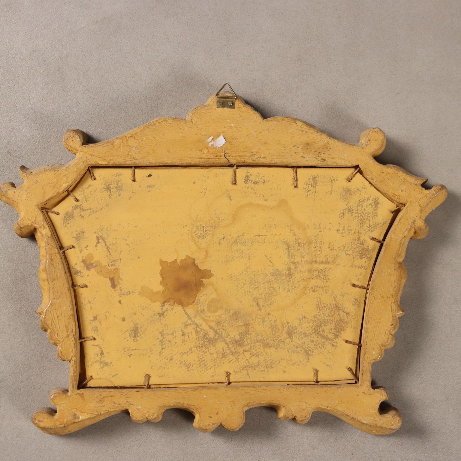 Altar Cards Neo Baroque Carved Wood Italy XIX Century photo vintage