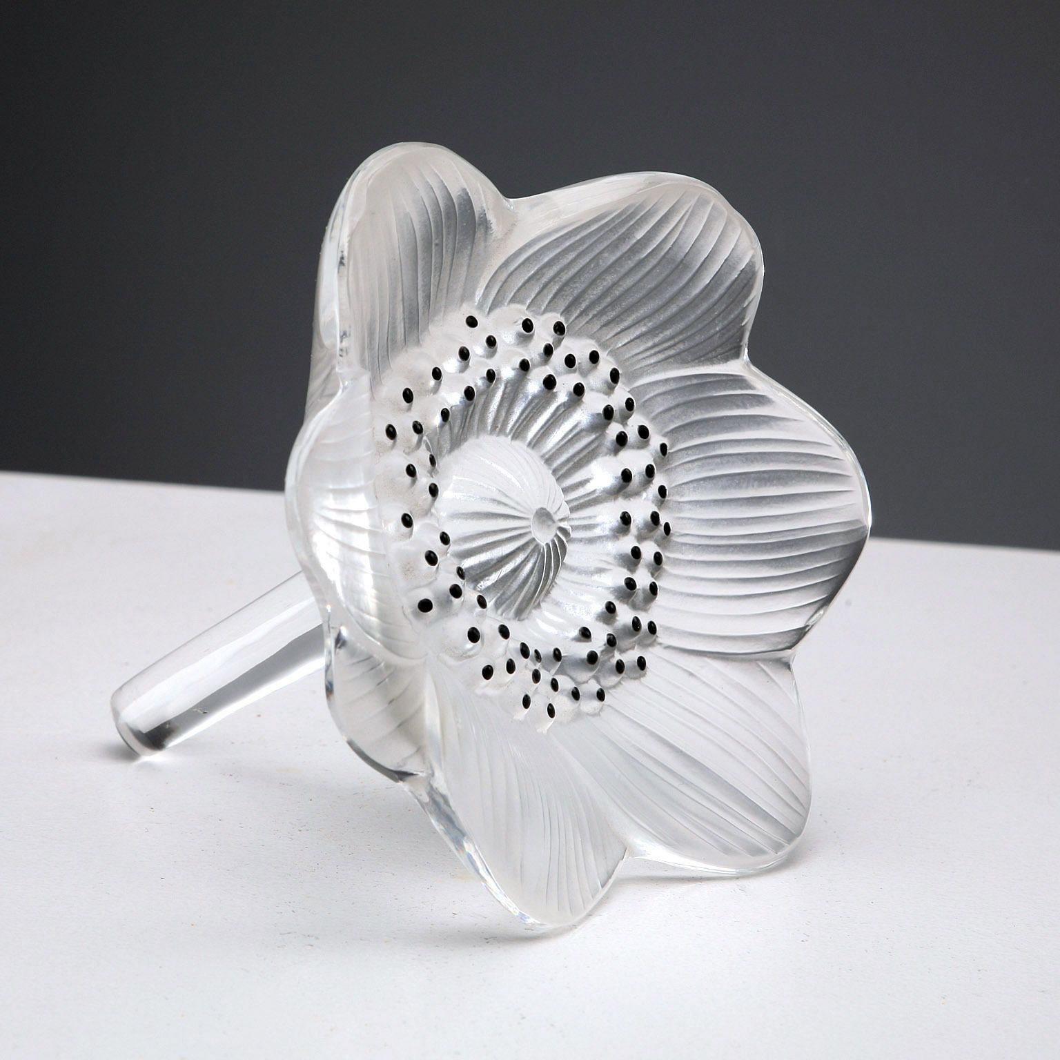 Lalique Glass Anemone Antique France XX Century photo buy