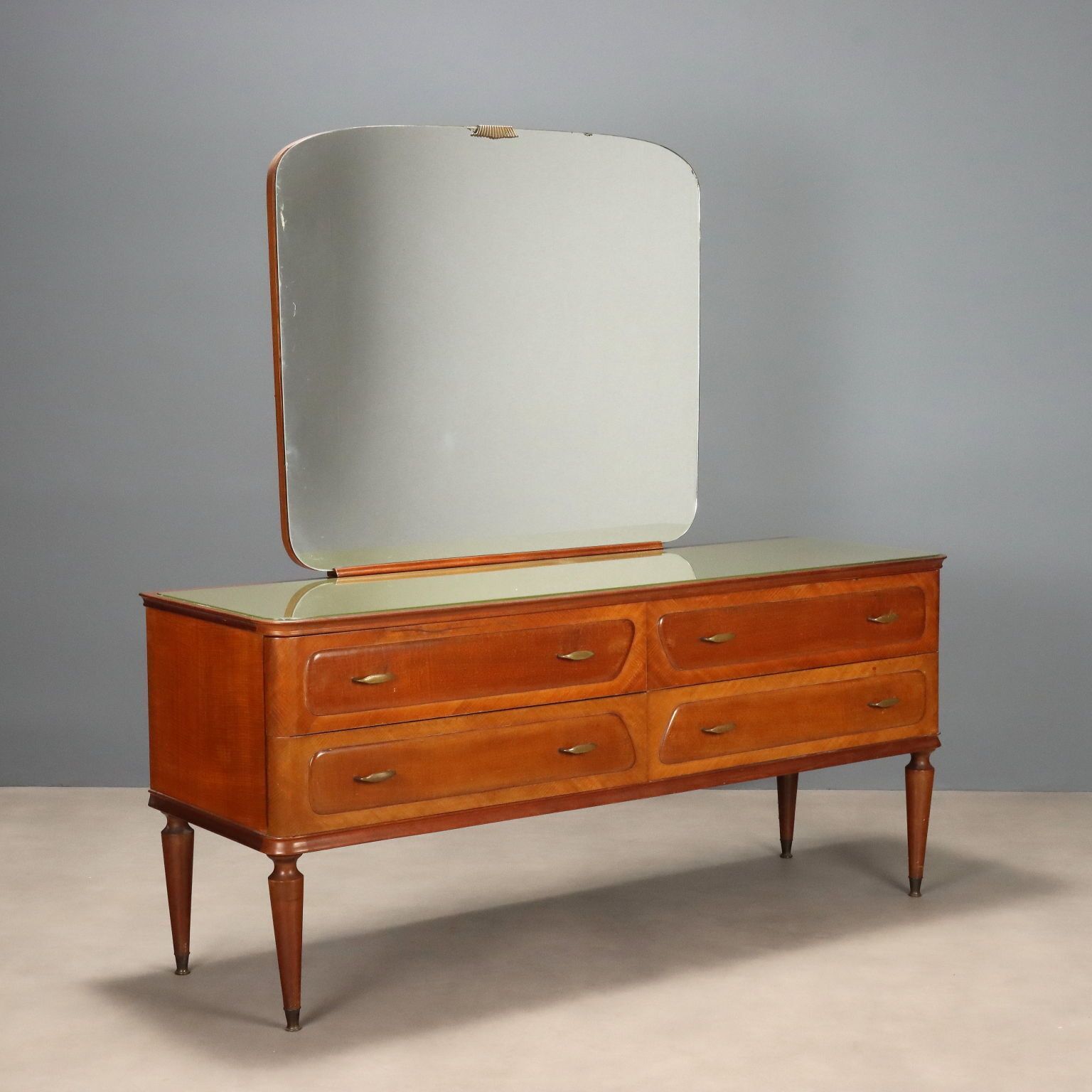 Vintage Chest Of Drawers Mahogany Veneer Design 1950s 1960s