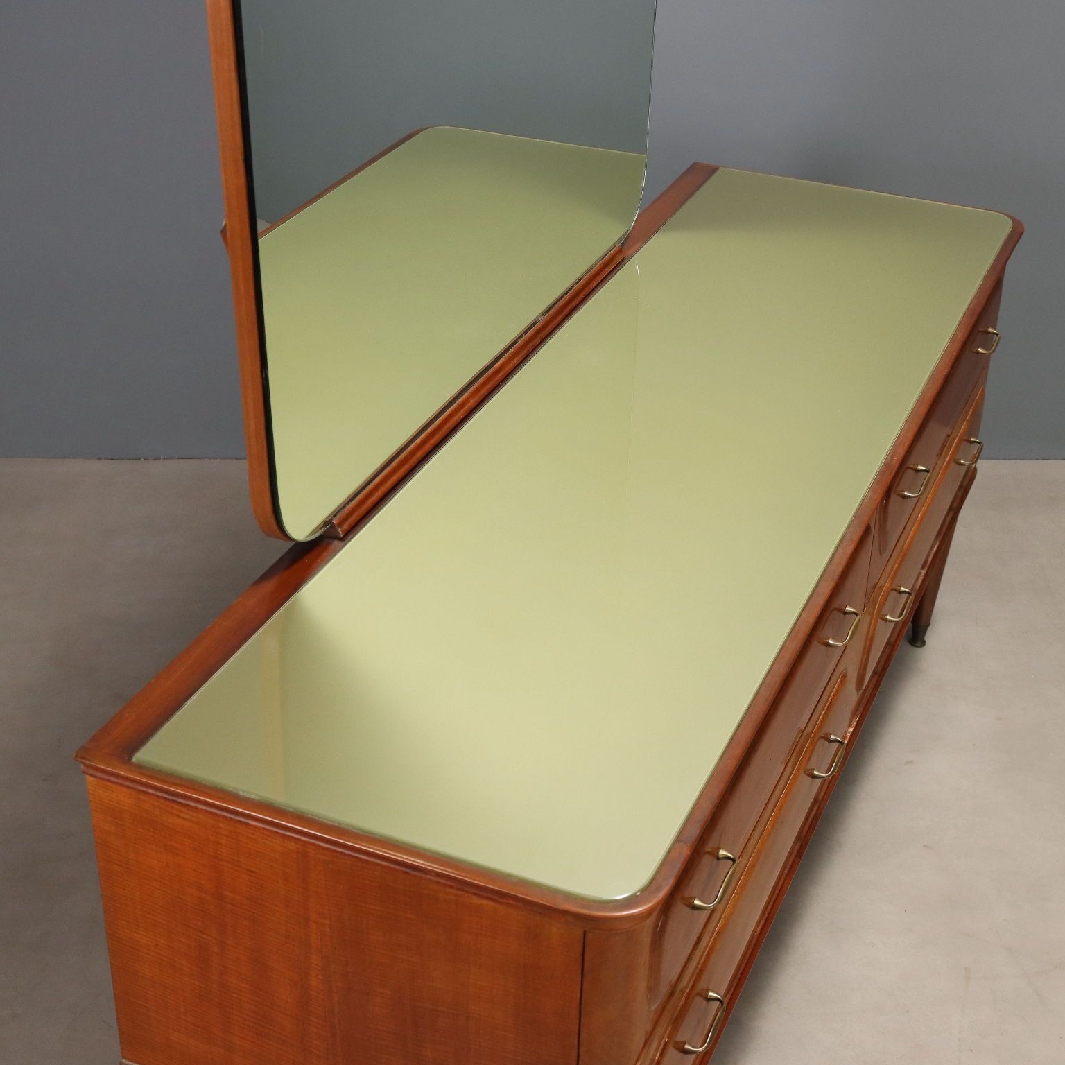 Furniture Vintage Chest Of Drawers Mahogany Veneer Design 1950s 1960s photo