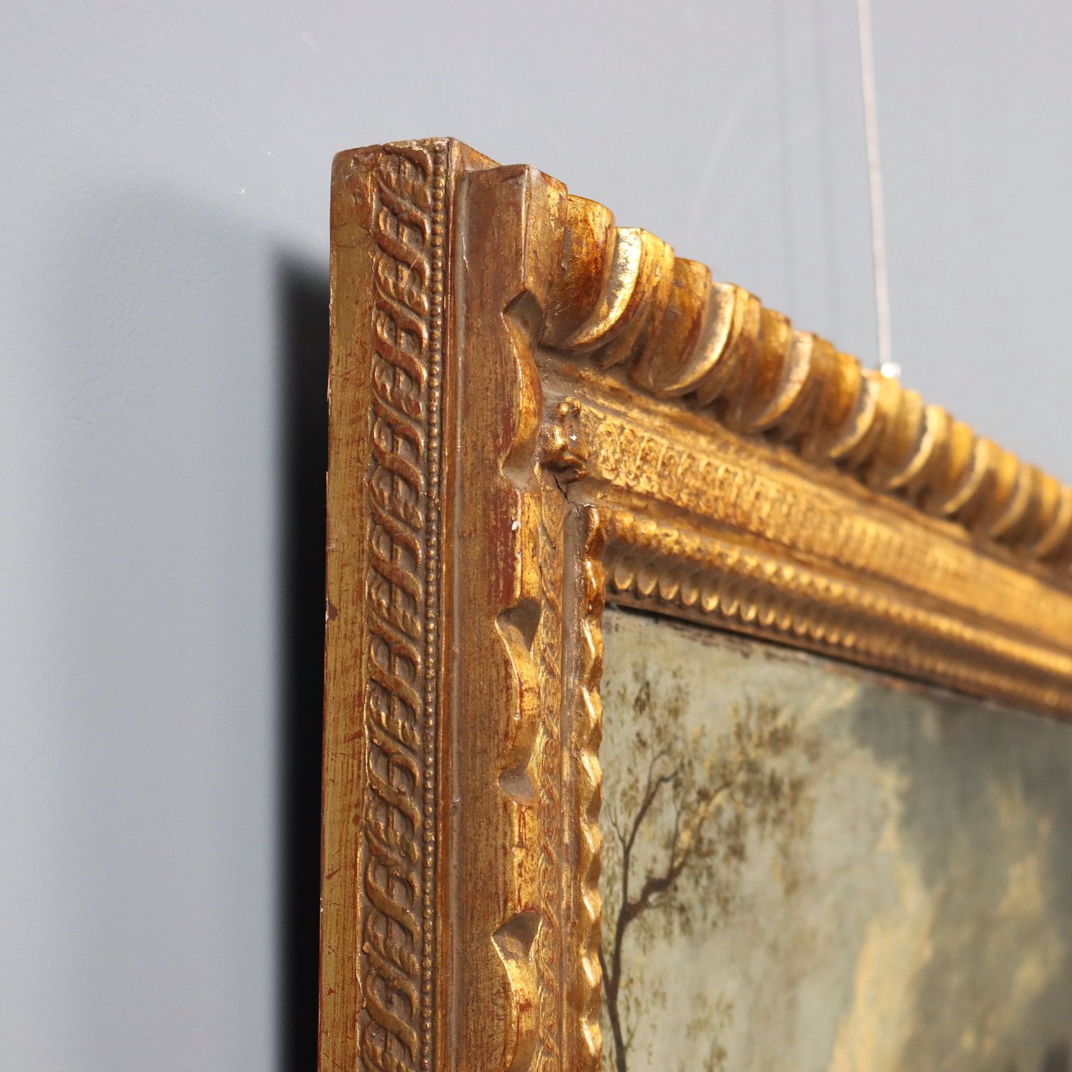 Antique Painting Attributed To Pieter De Witte II Oil On Canvas '600 photo vintage