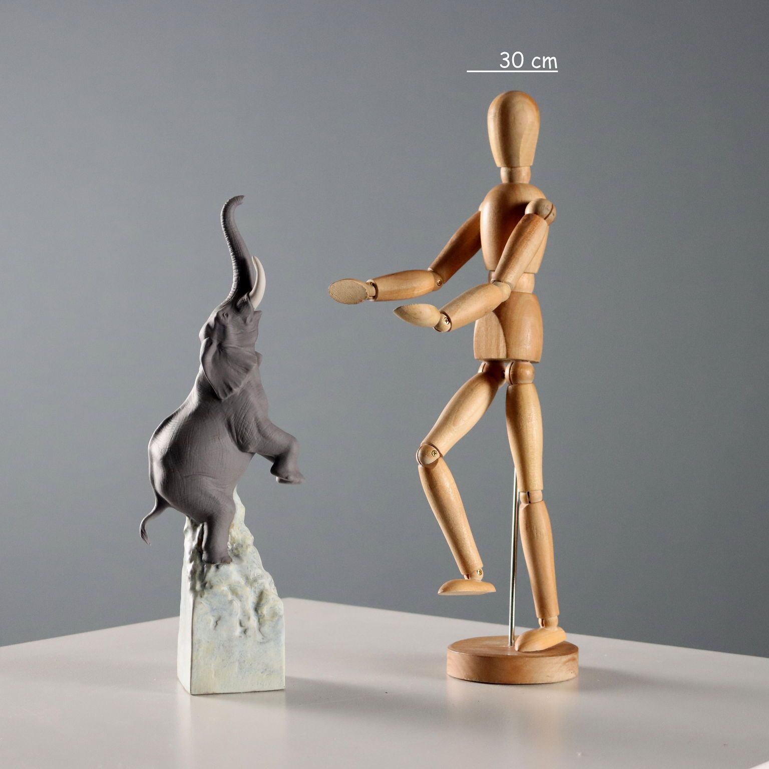 Sculpture moderne Éléphant Lladró, Espagne, 2005 photo furniture