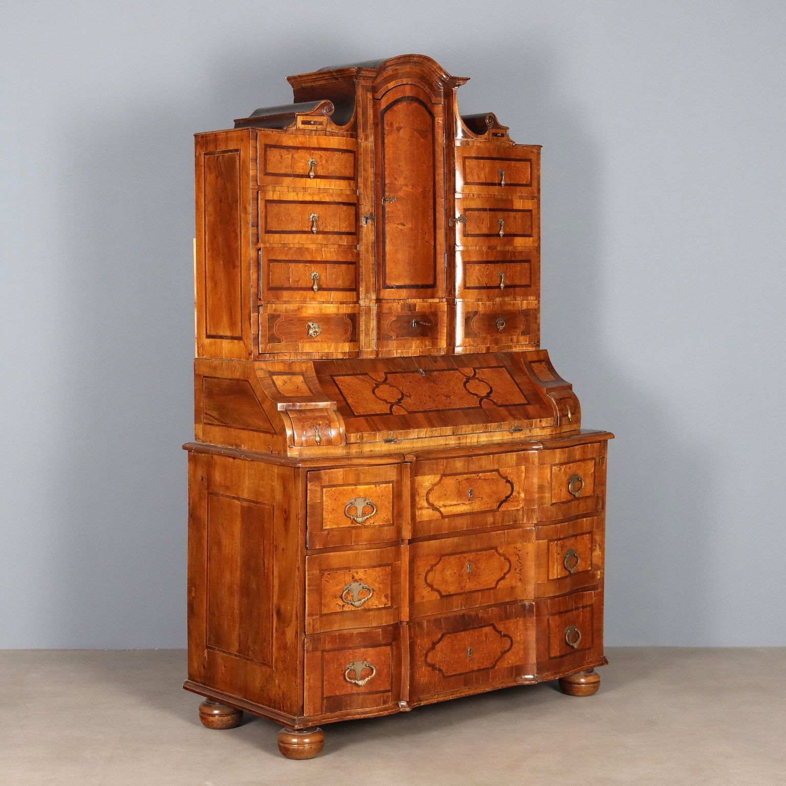 Antique Chest Of Drawers Walnut Various Woods XVIII Century