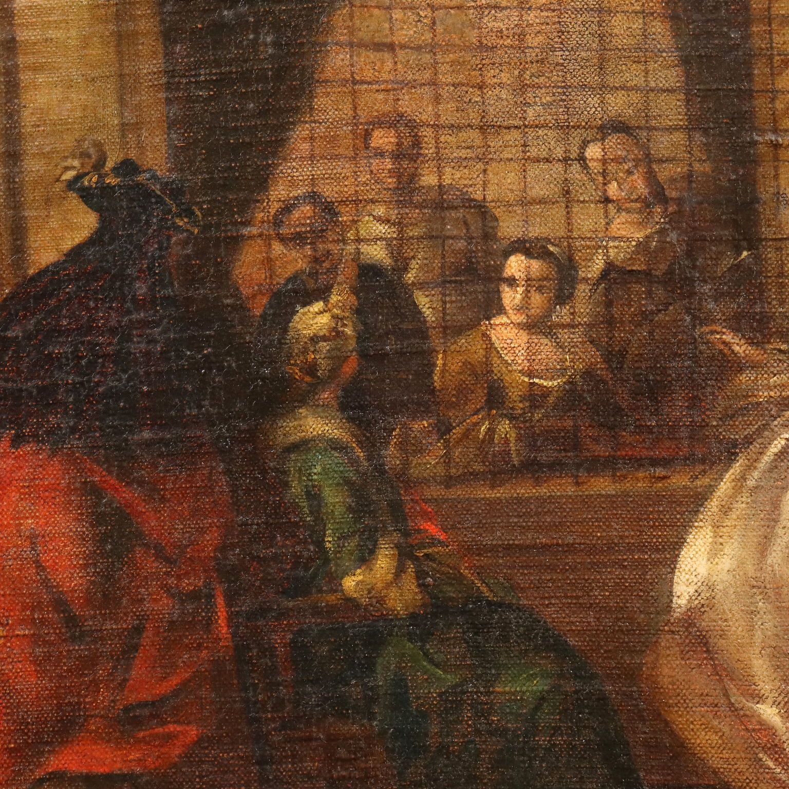 Tableau d'époque, Le Parloir des religieuses de San Zaccaria, XIXe siècle photo 2620.0