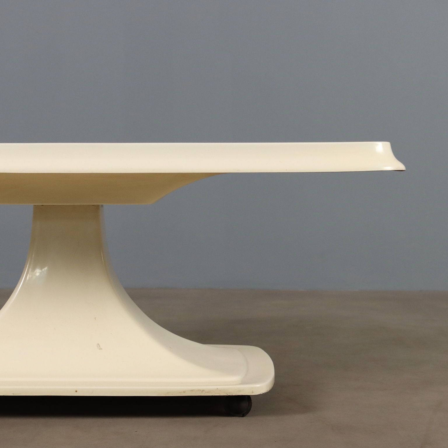 Vintage Coffee Table With Wheels Plastic Design Italy 1970s photo 170.0