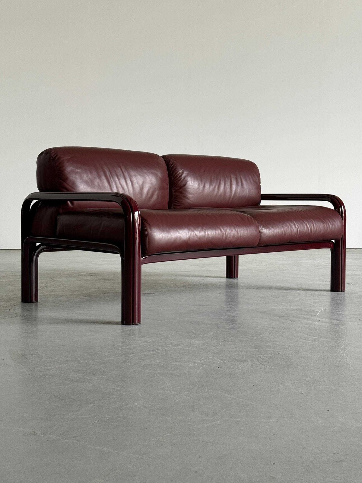 1 Of 2 Gae Aulenti 'Orsay' Loveseat Sofa For Knoll International, 1970s photo Furniture