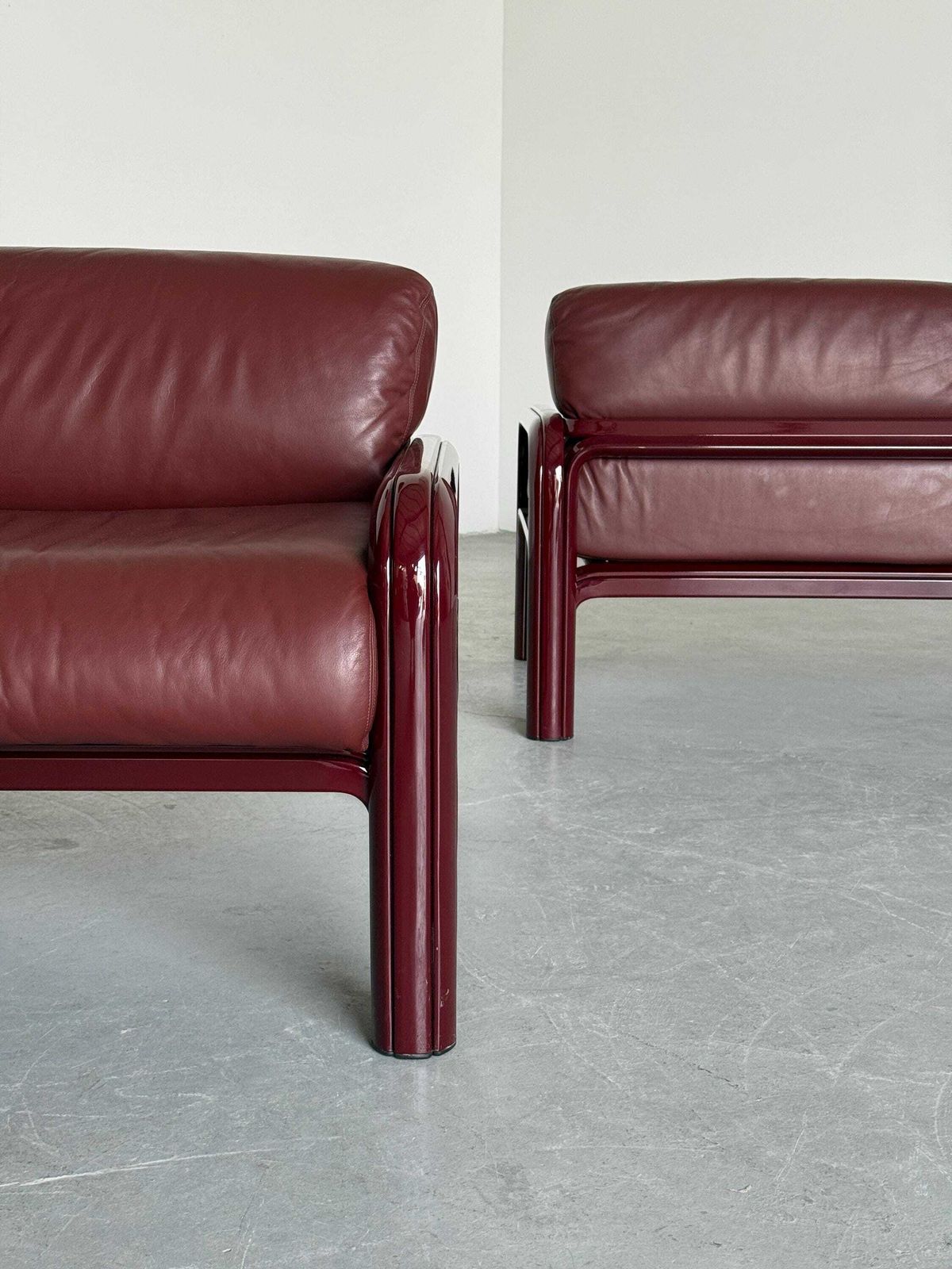 photo furniture 1 Of 2 Gae Aulenti 'Orsay' Loveseat Sofa For Knoll International, 1970s