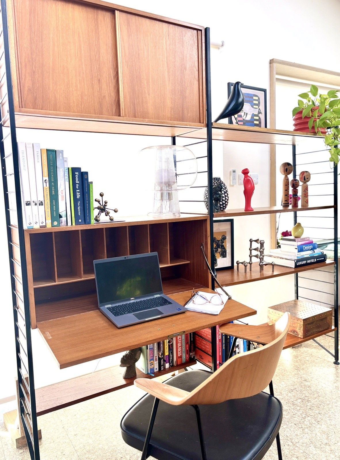 photo buy Mid Century Modular Ladderax Shelving Unit/Storage/Bookshelf/Desk Vintage Retro