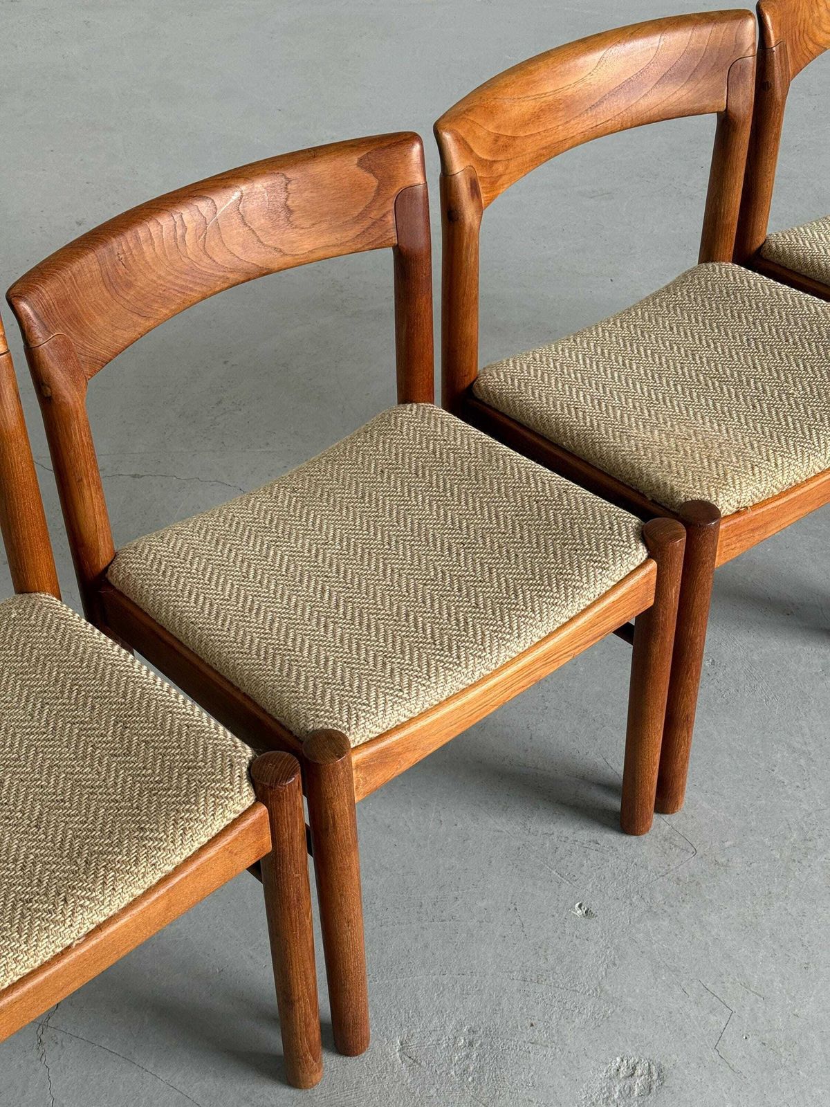 Set Of 4 Teak Dining Chairs Produced By Bramin, Denmark, Circa 1960s photo buy