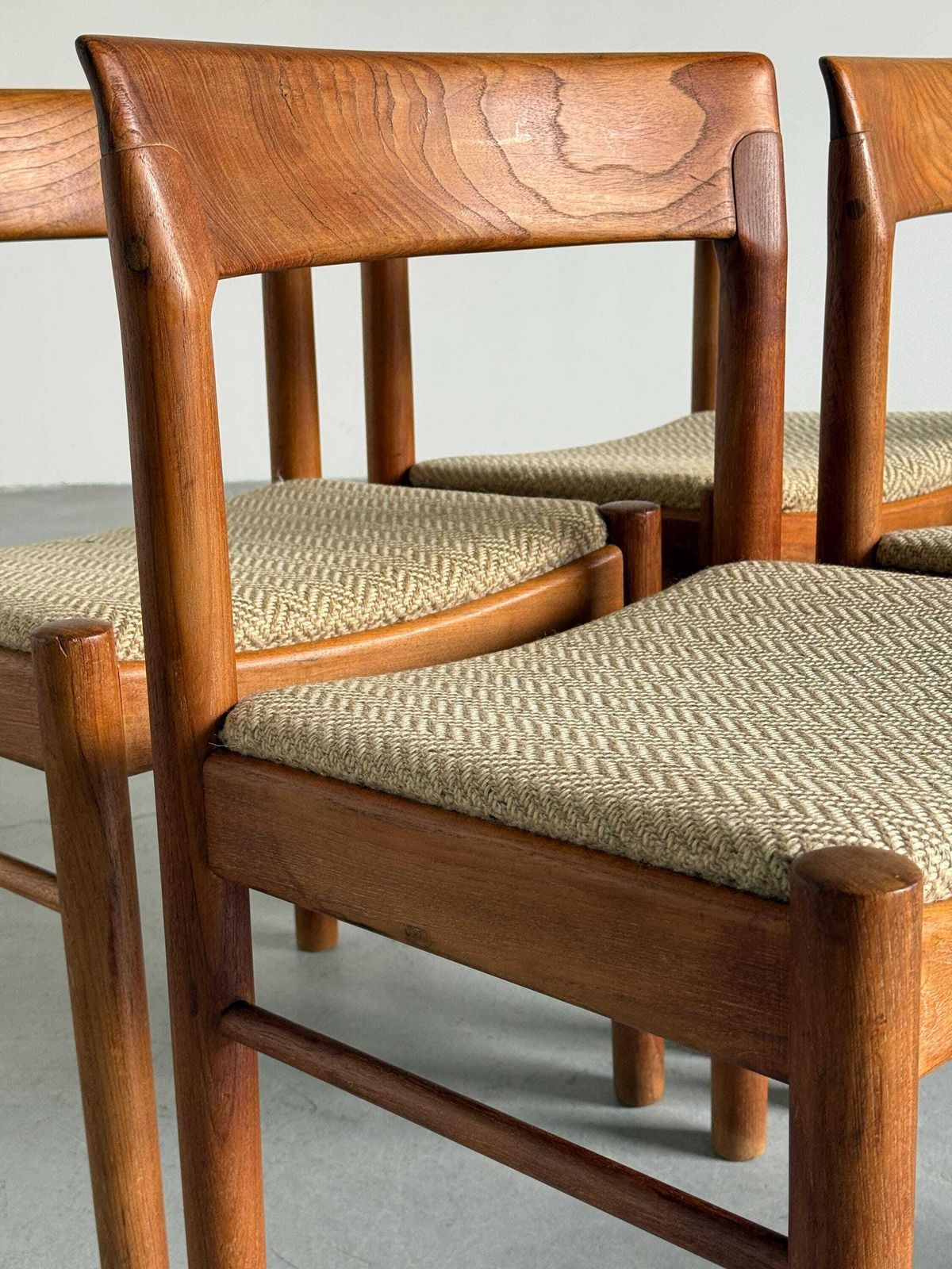 photo furniture Set Of 4 Teak Dining Chairs Produced By Bramin, Denmark, Circa 1960s