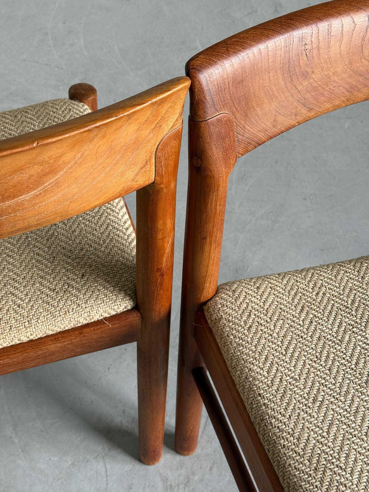 photo vinterior Set Of 4 Teak Dining Chairs Produced By Bramin, Denmark, Circa 1960s