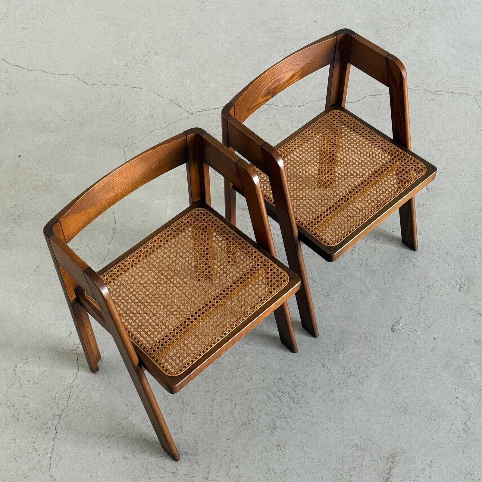 Pair Of Mid Century ‘Programma C’ Chairs By Tito Agnoli For Citterio, 1970s photo for sale
