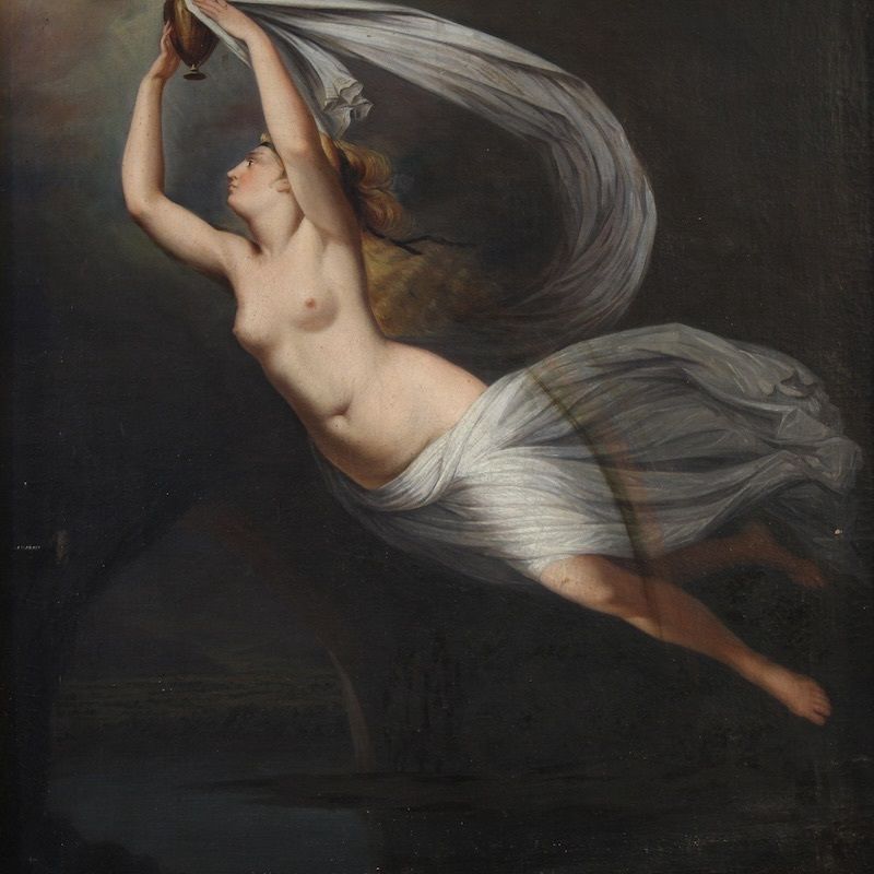 19th Century Italian Mythological Painting photo Art